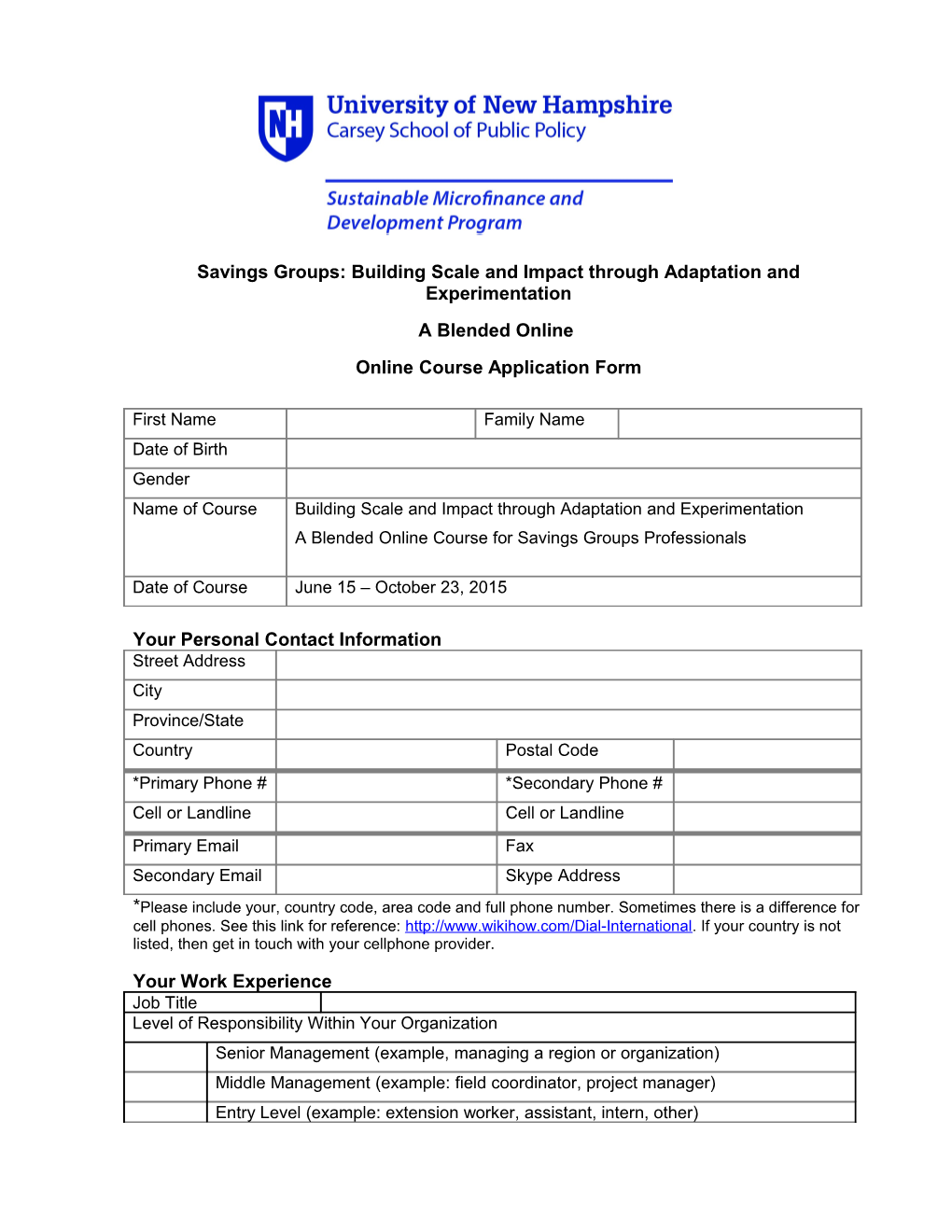 Savings Groups: Building Scale and Impact Through Adaptation and Experimentation