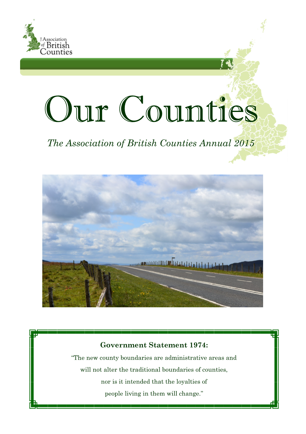 The Association of British Counties Annual 2015