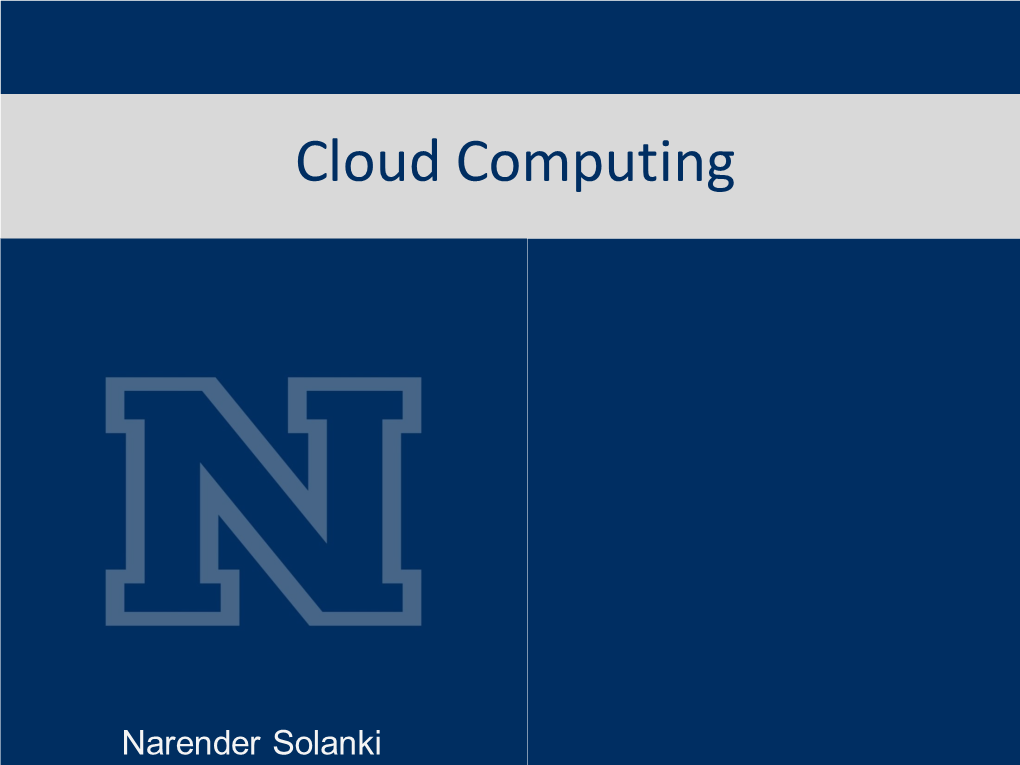 Cloud Computing