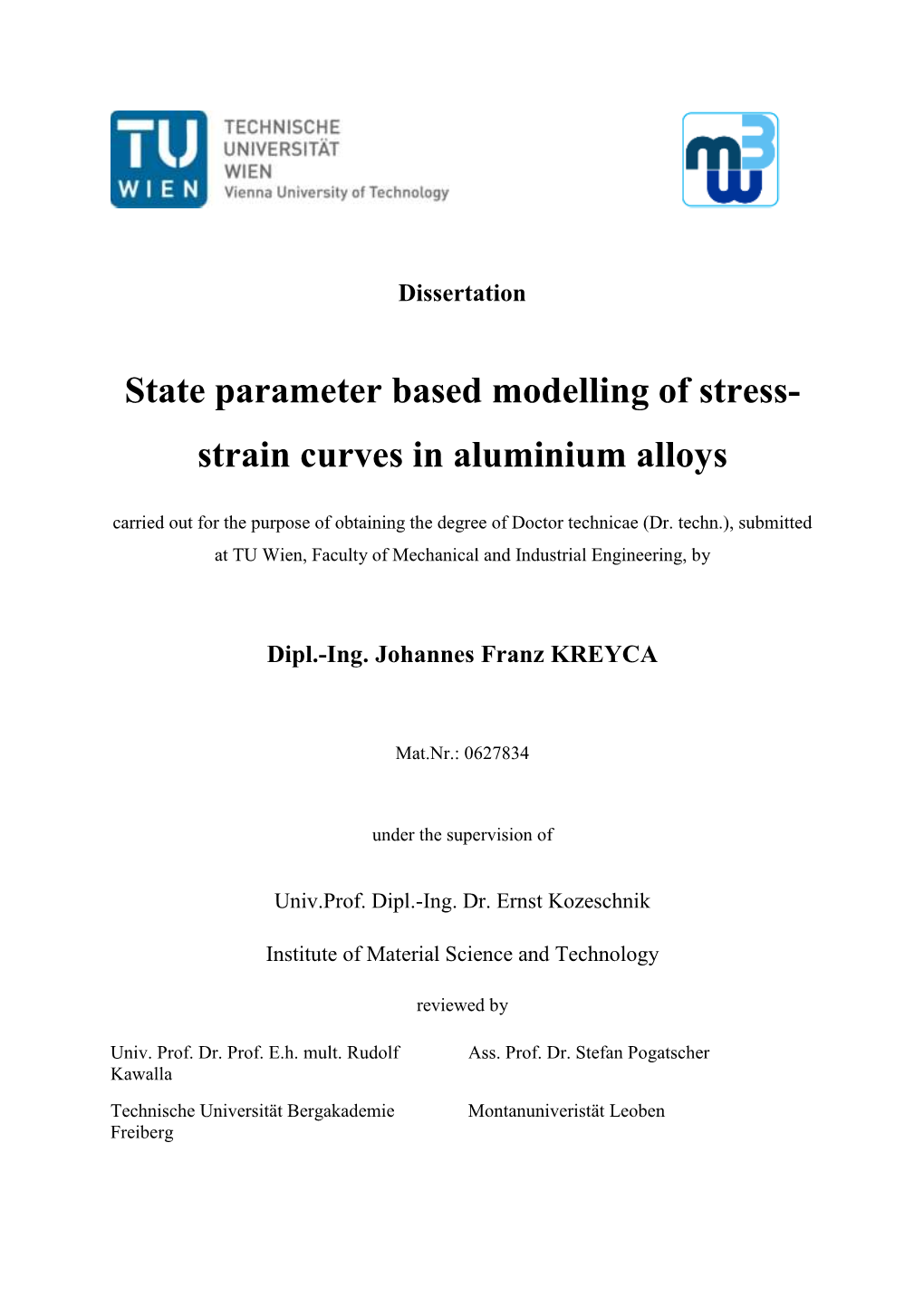 Strain Curves in Aluminium Alloys