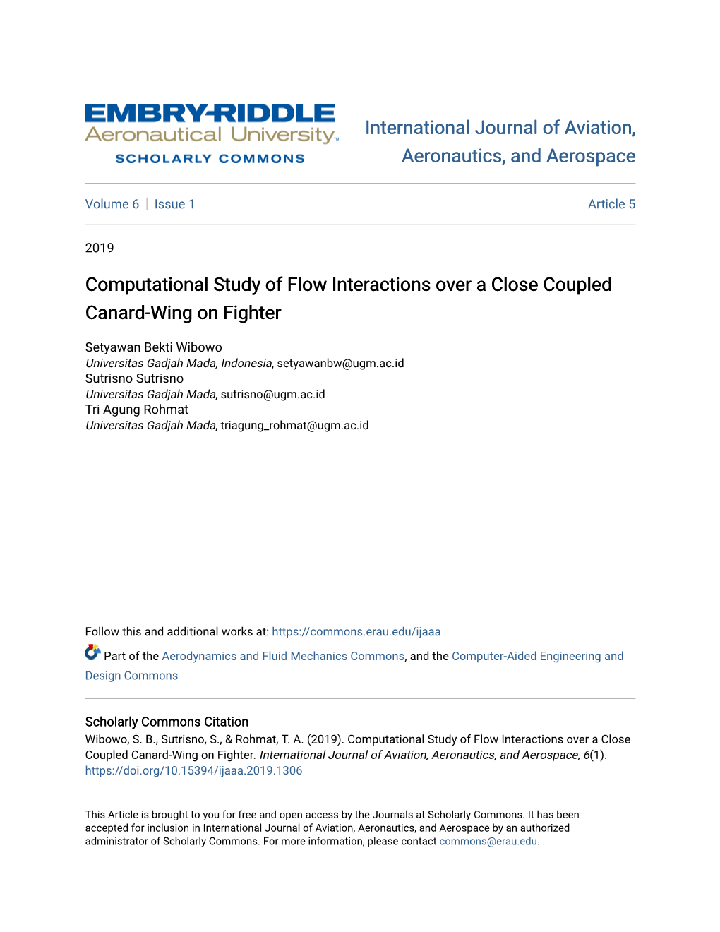 Computational Study of Flow Interactions Over a Close Coupled Canard-Wing on Fighter