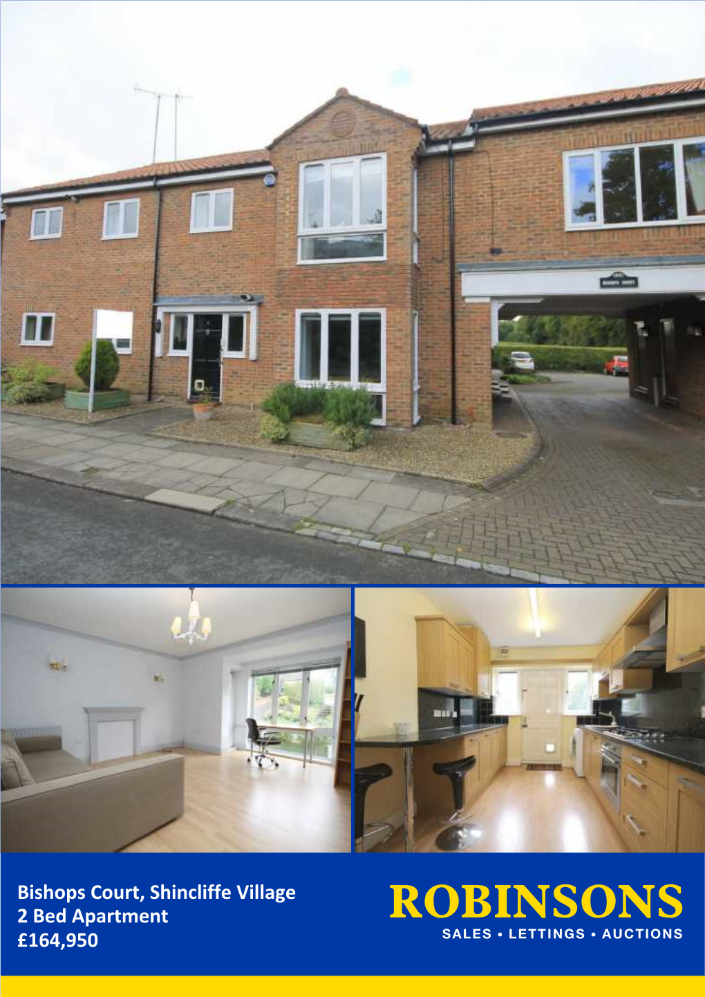 Bishops Court, Shincliffe Village 2 Bed Apartment £164,950