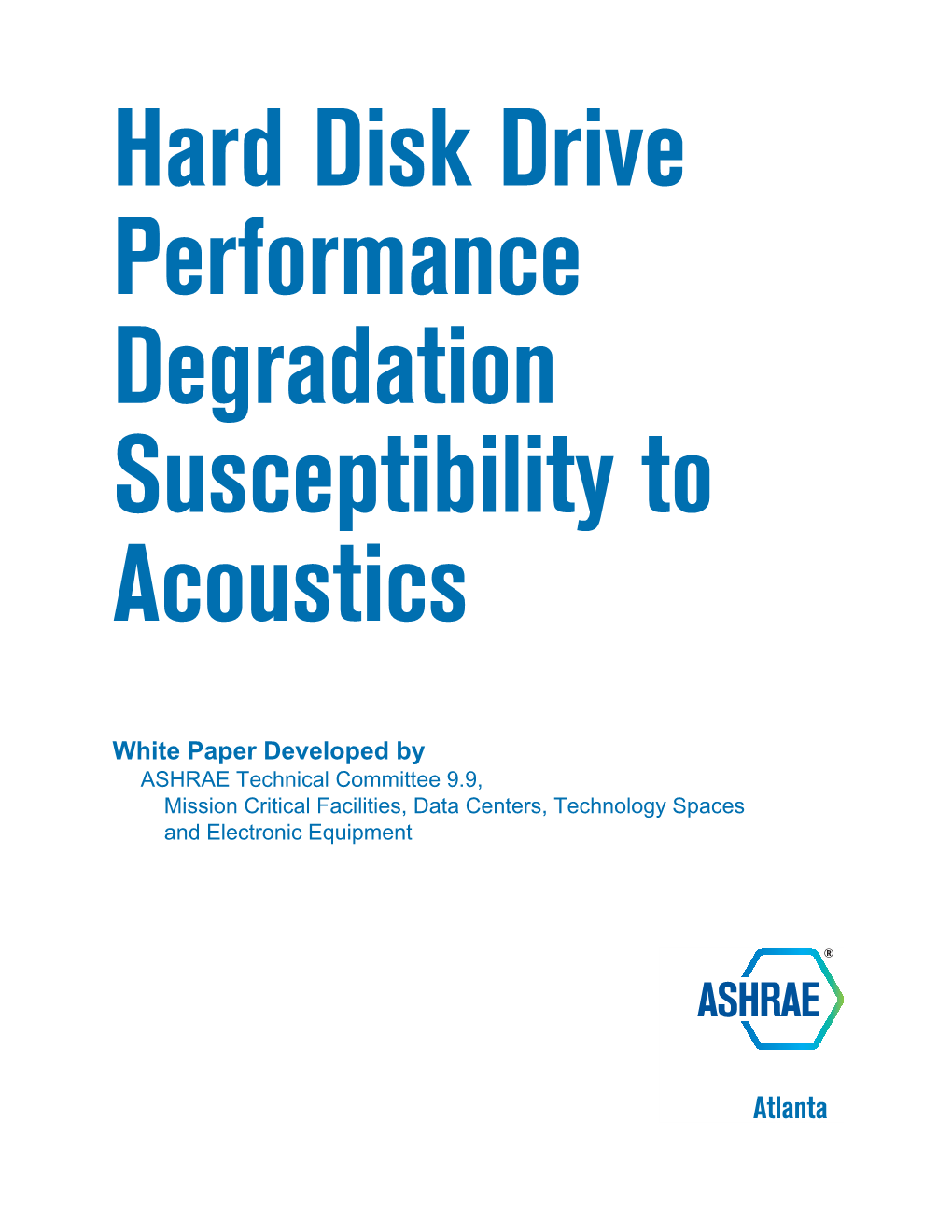 Hard Disk Drive Performance Degradation Susceptibility to Acoustics