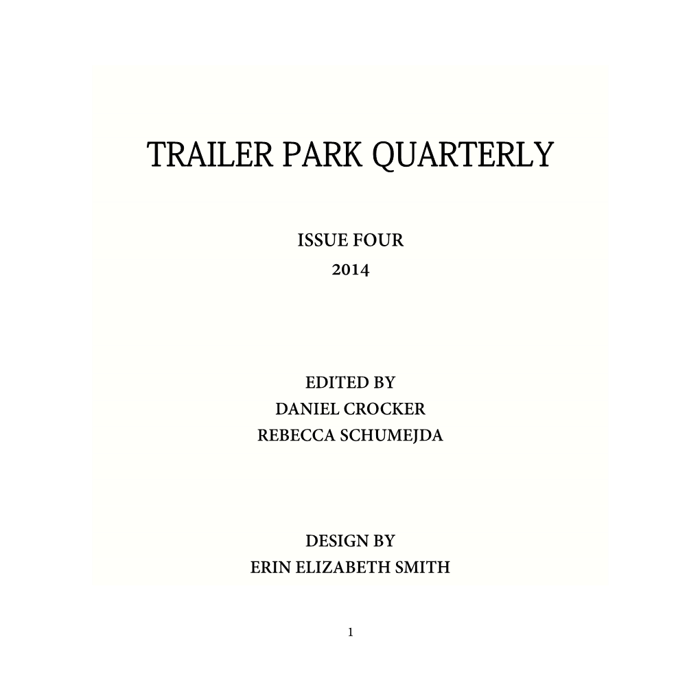 Trailer Park Quarterly