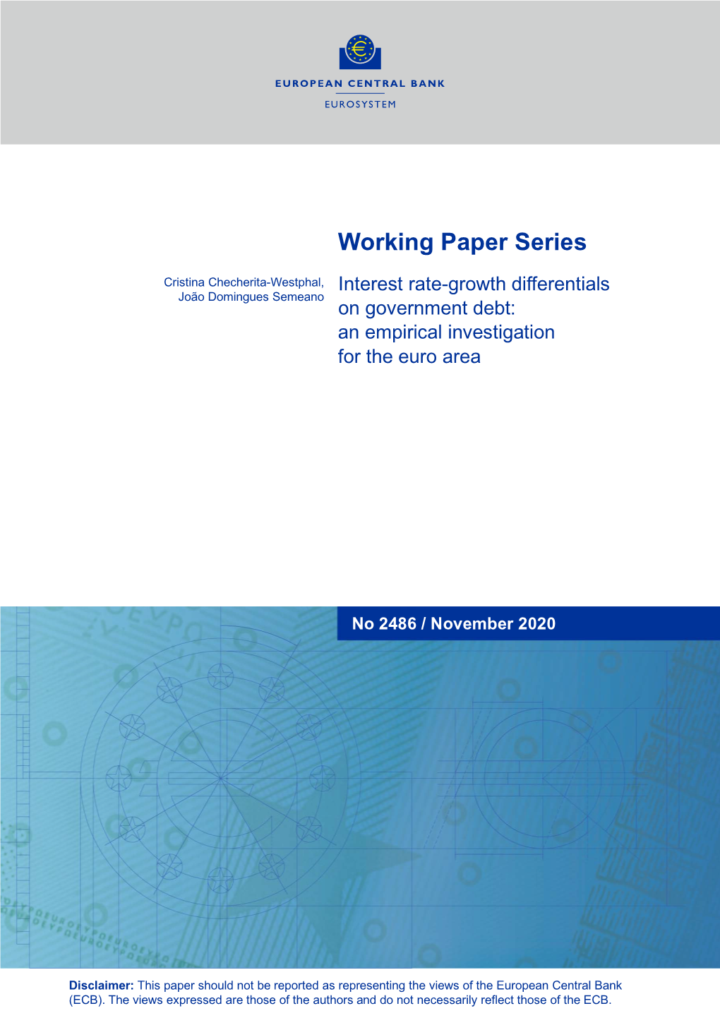 Interest Rate-Growth Differentials on Government Debt: an Empirical