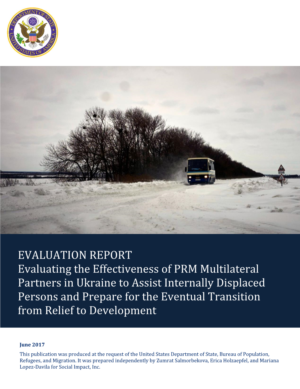 EVALUATION REPORT Evaluating the Effectiveness of PRM