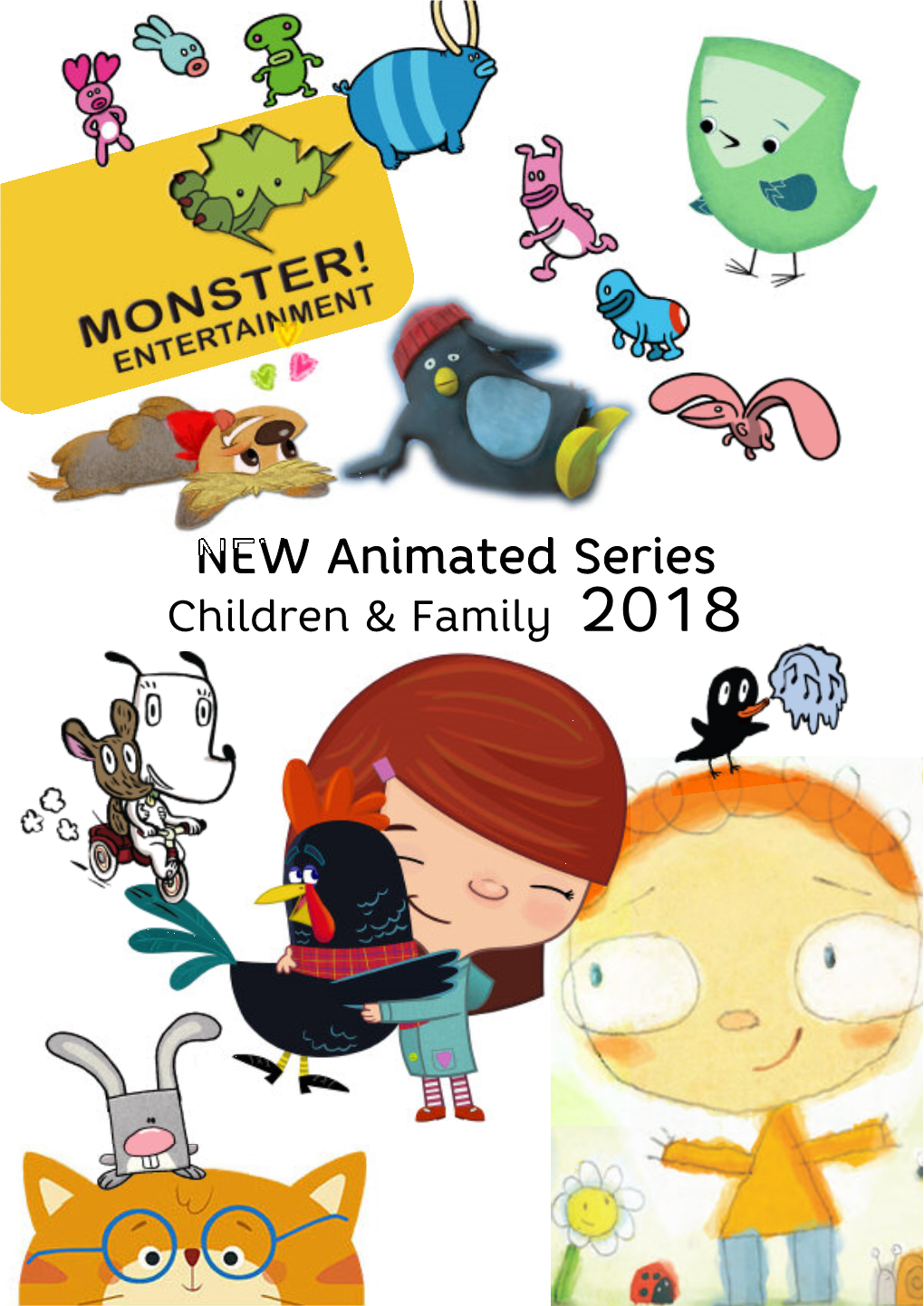 NEW Animated Series Children & Family 2018 Monster Entertainment Non Dialogue 3 - 7 Series N Ew