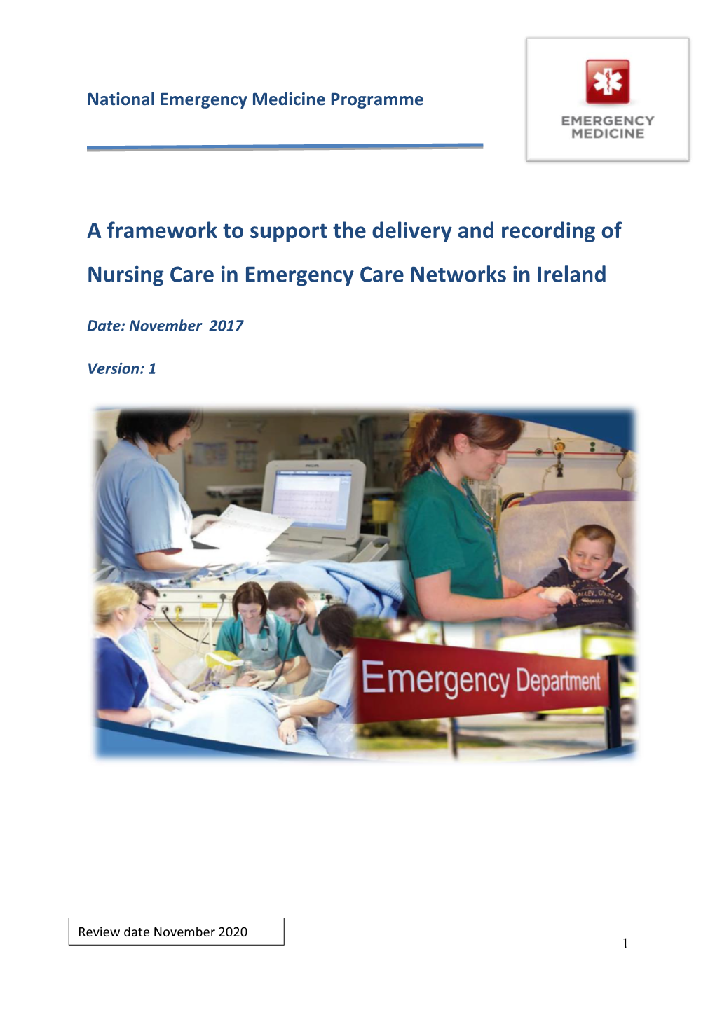 Nursing Model for Emergency Nursing