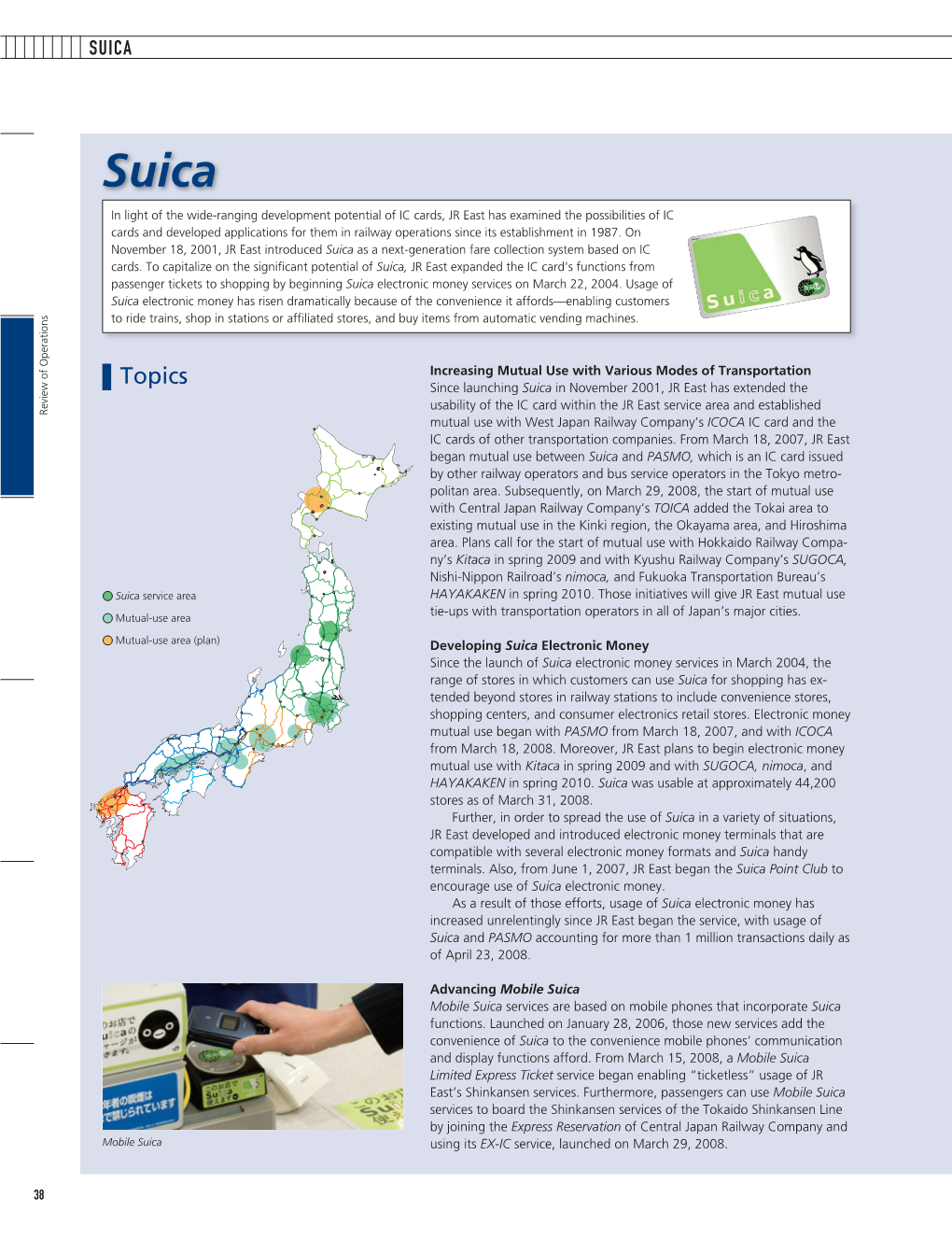 Review of Operations >> Suica [PDF/1.03MB]