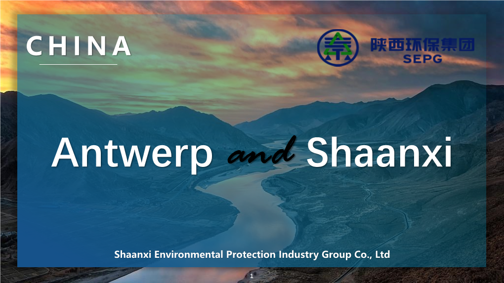 TAF 2018 Hui Zhe – Cleantech Opportunities Shaanxi