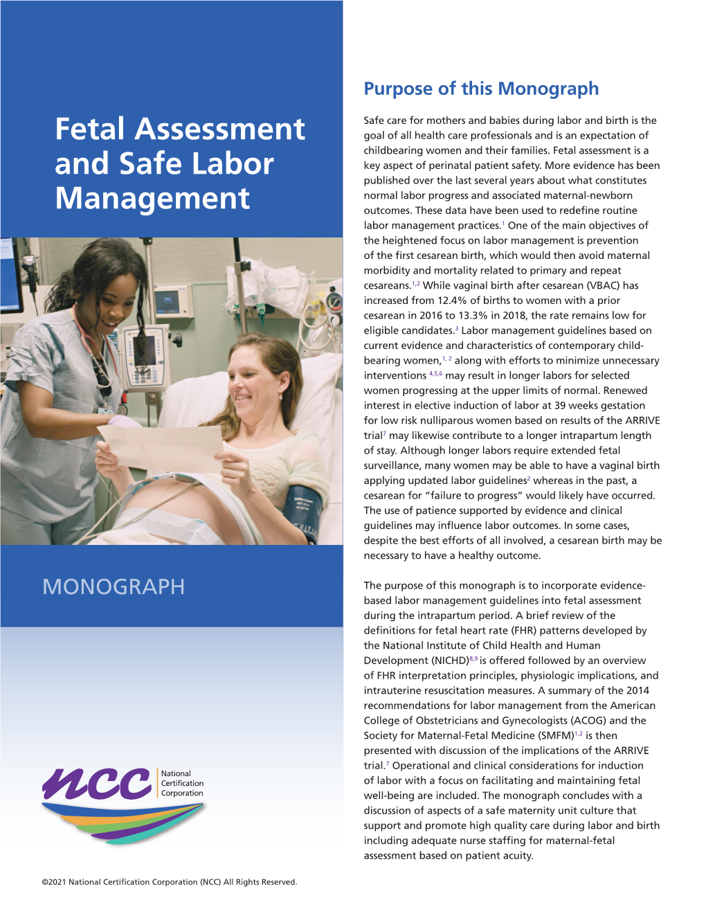 2021 Fetal Assessment and Safe Labor Management