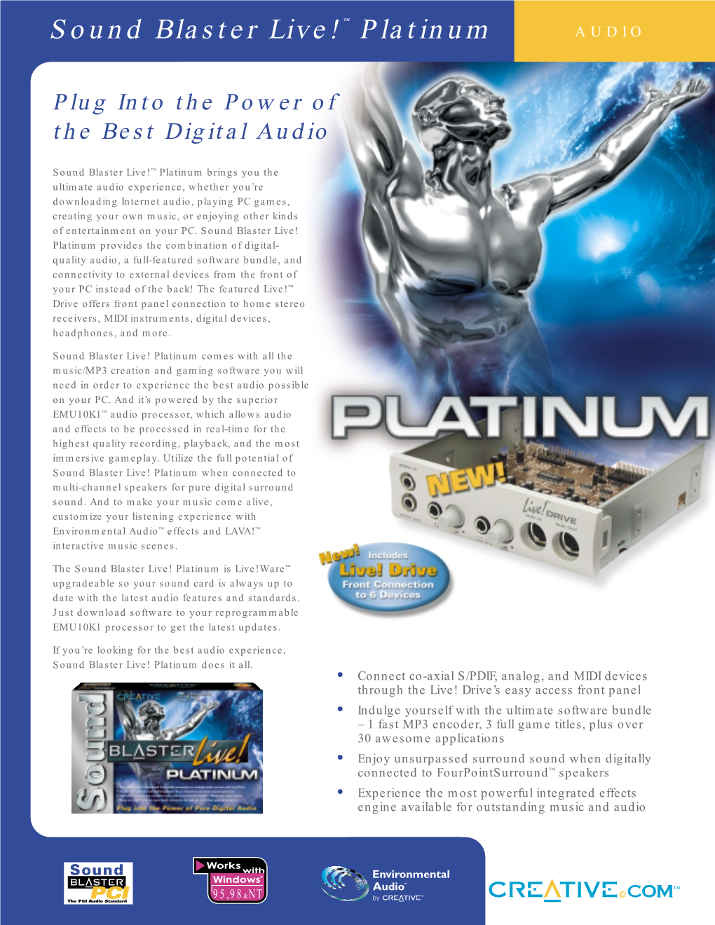 Sound Blaster Live!™ Platinum