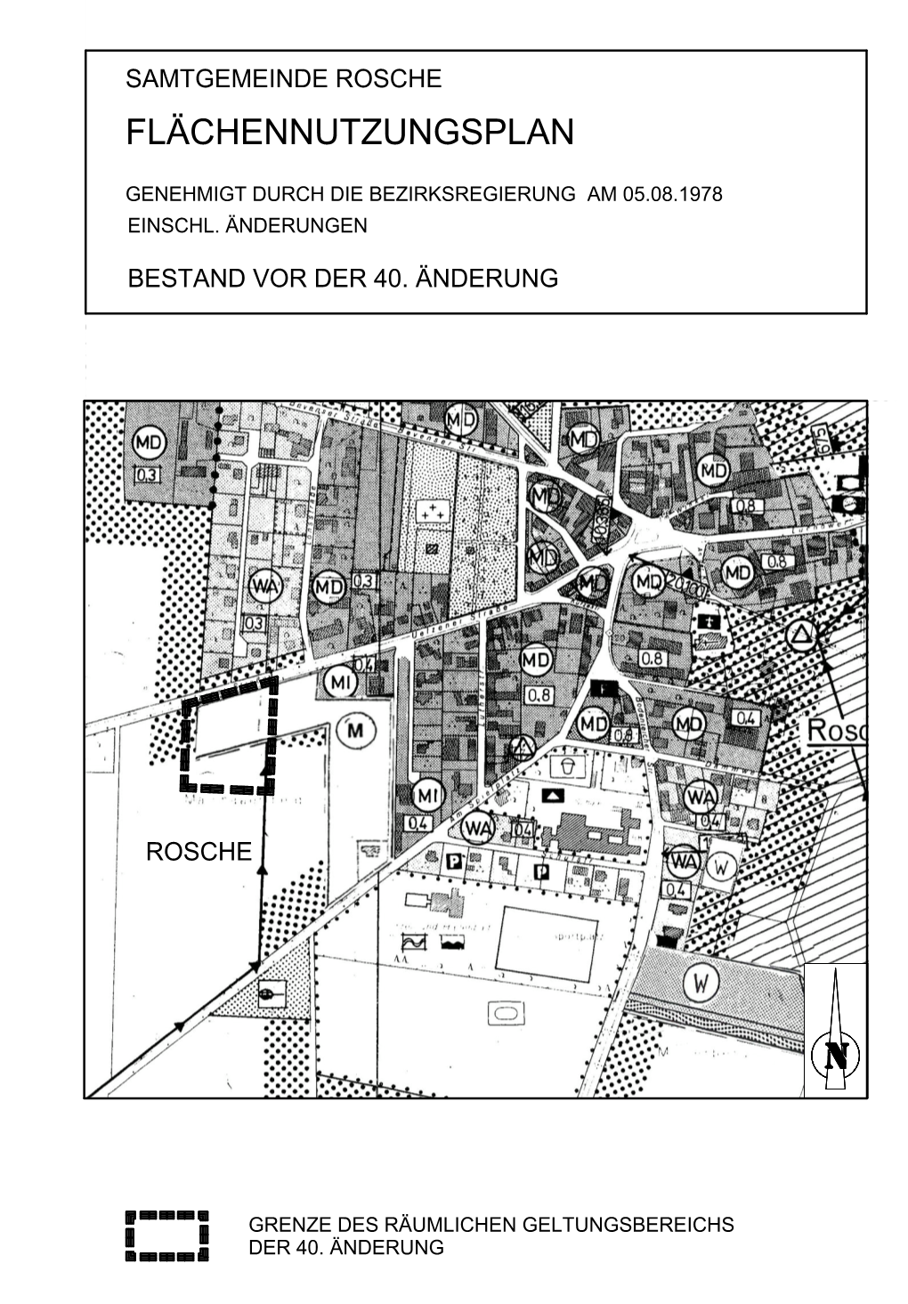 40. Änderung Flächennutzungsplan