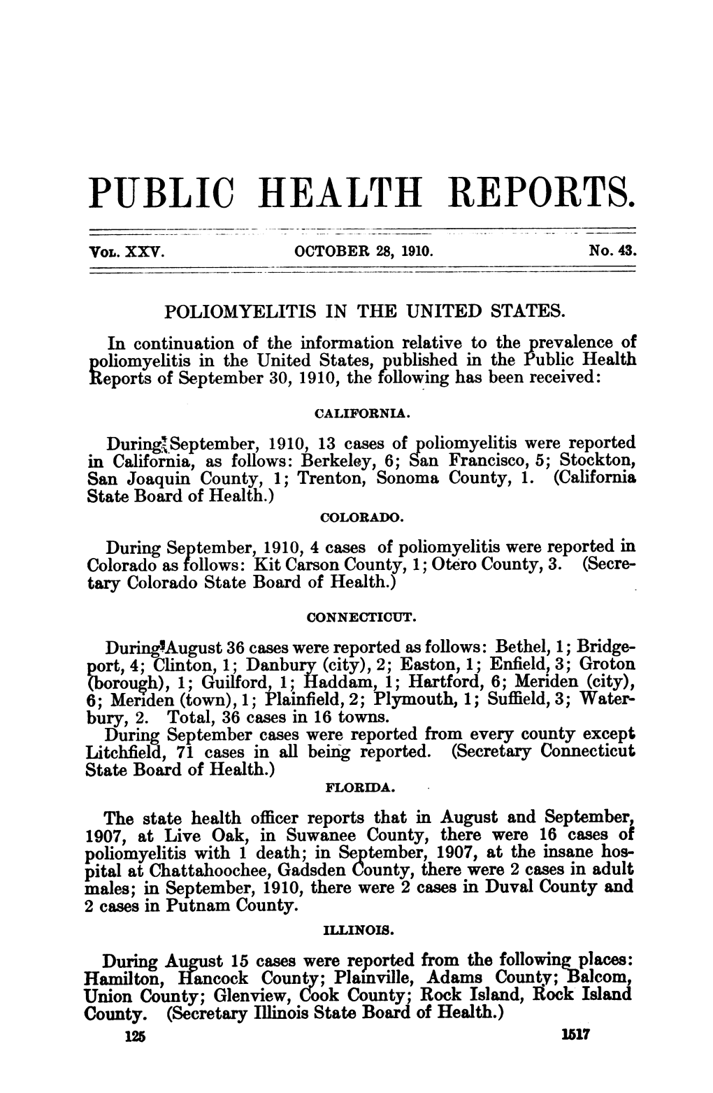 Public Health Reports