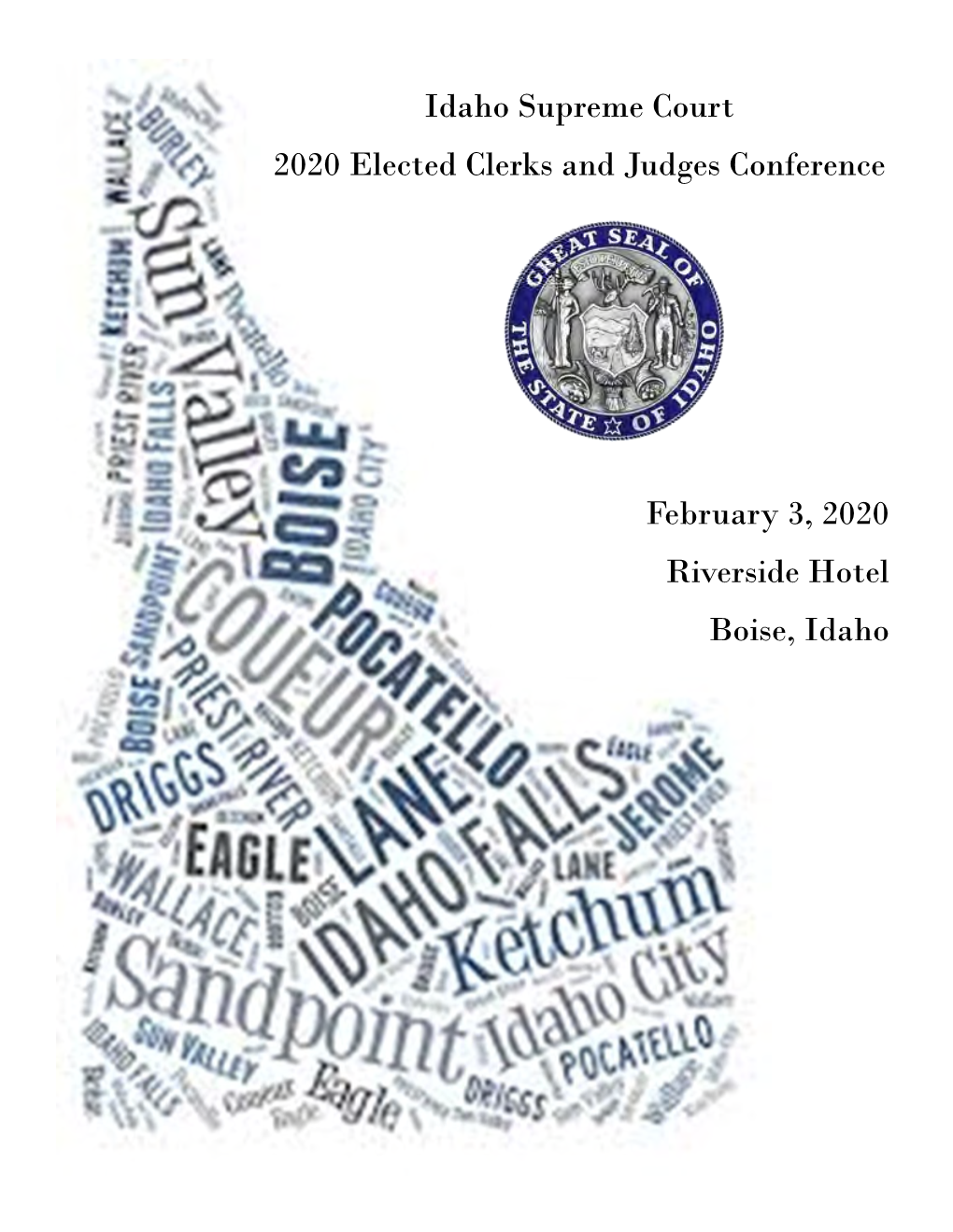 Idaho Supreme Court 2020 Elected Clerks and Judges Meeting