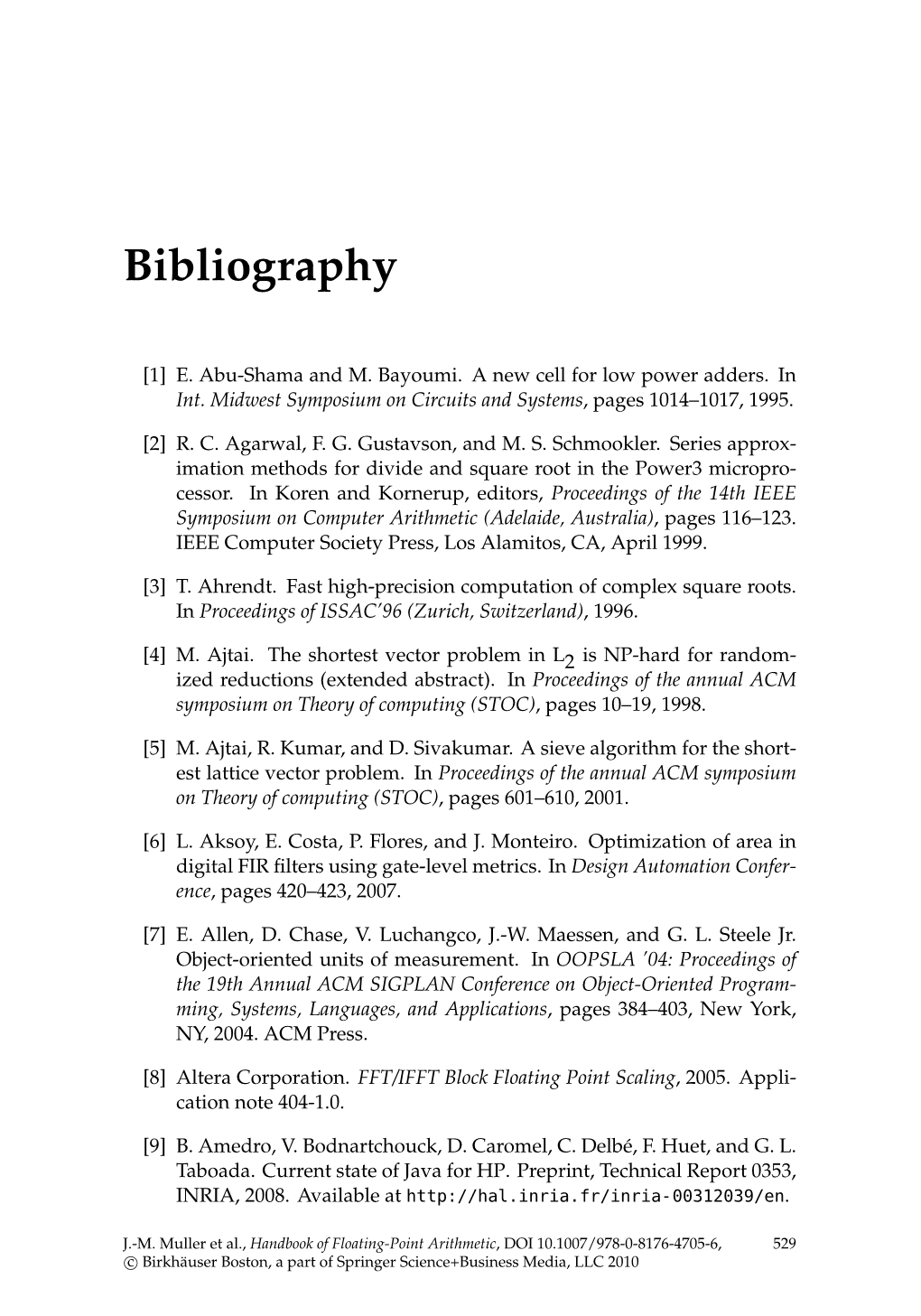 Bibliography