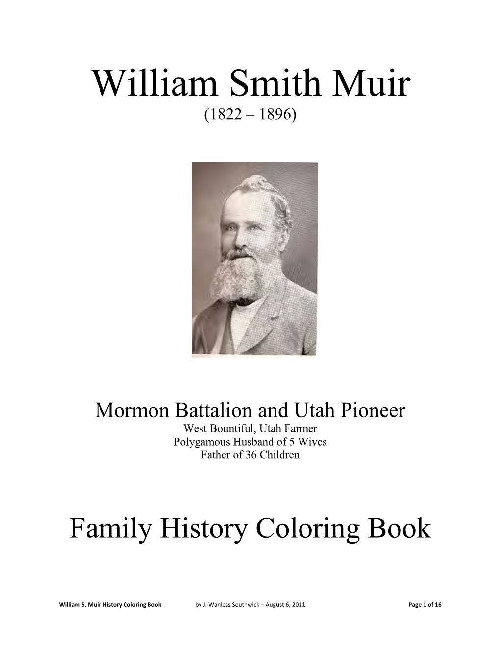 William Smith Muir (1822 – 1896)