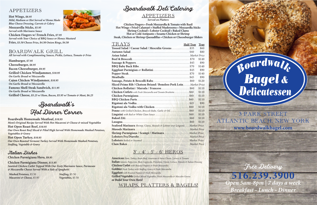 Boardwalk's Hot Dinner Corner Free Delivery Boardwalk Deli Catering