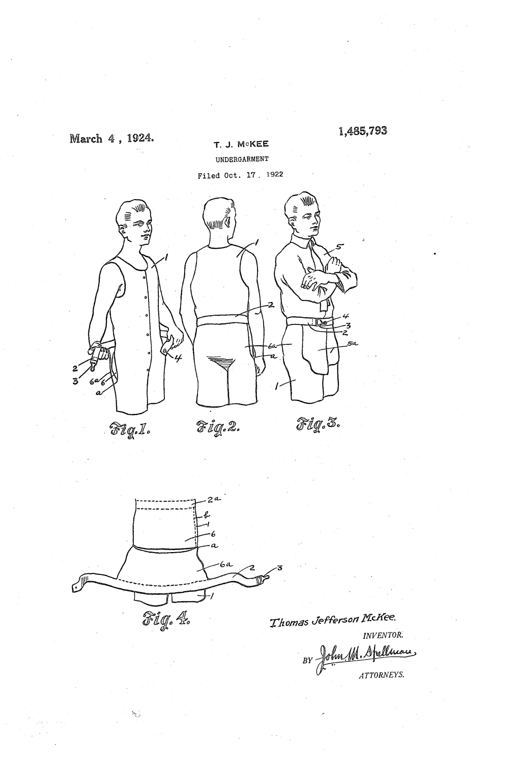 3-Ig. 4. Thomas Jefferso? Acafee, INVENTOR