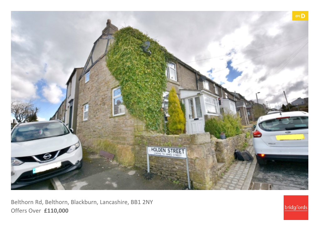 Belthorn Rd, Belthorn, Blackburn, Lancashire, BB1 2NY Offers Over £110,000