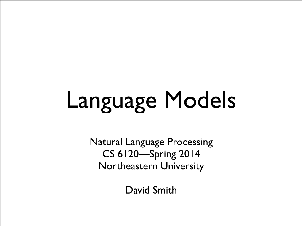 Language Models