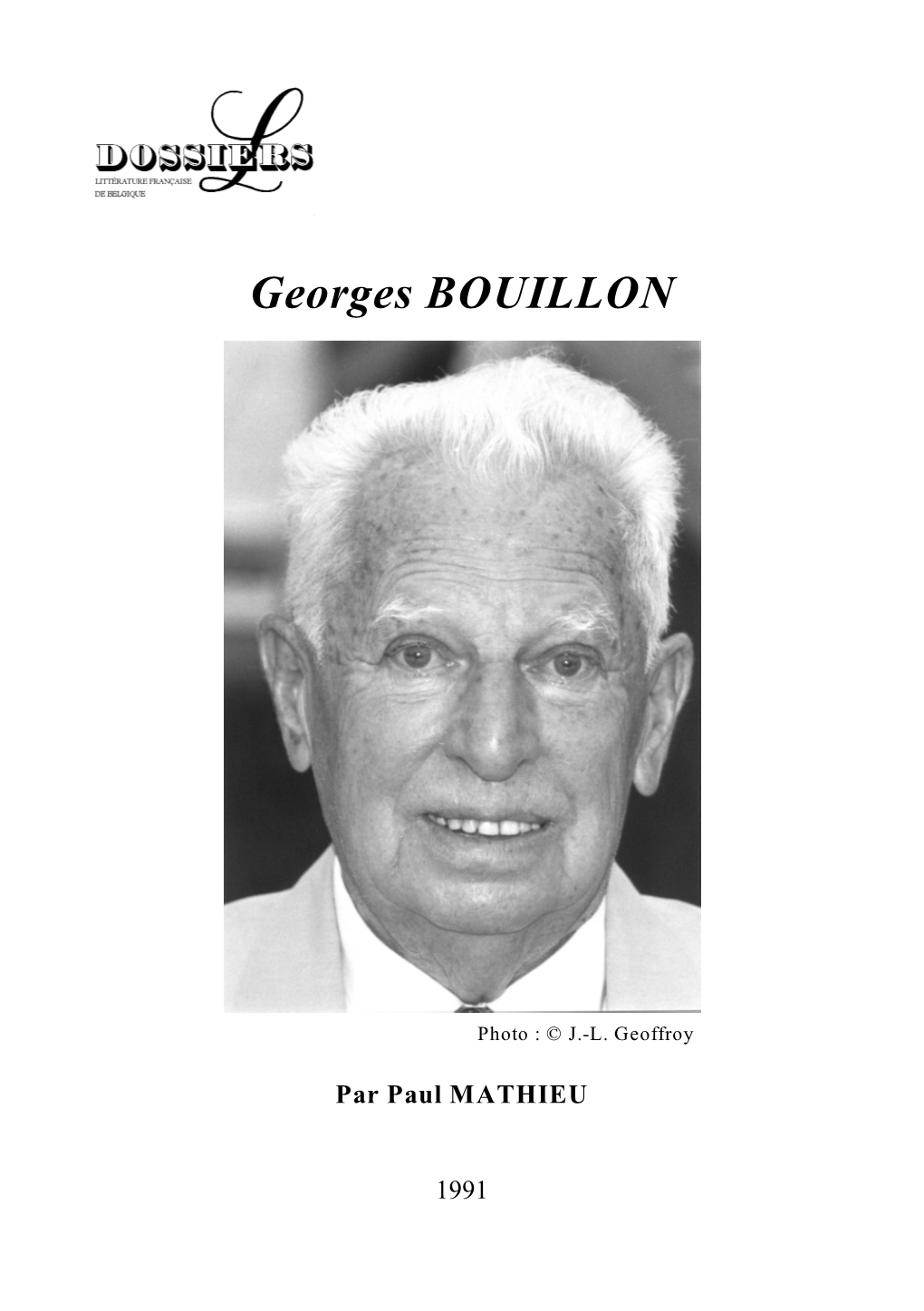 Georges BOUILLON