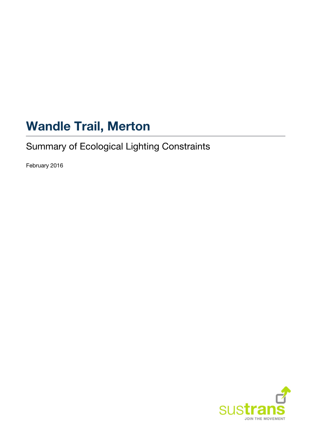 Wandle Trail Interventions