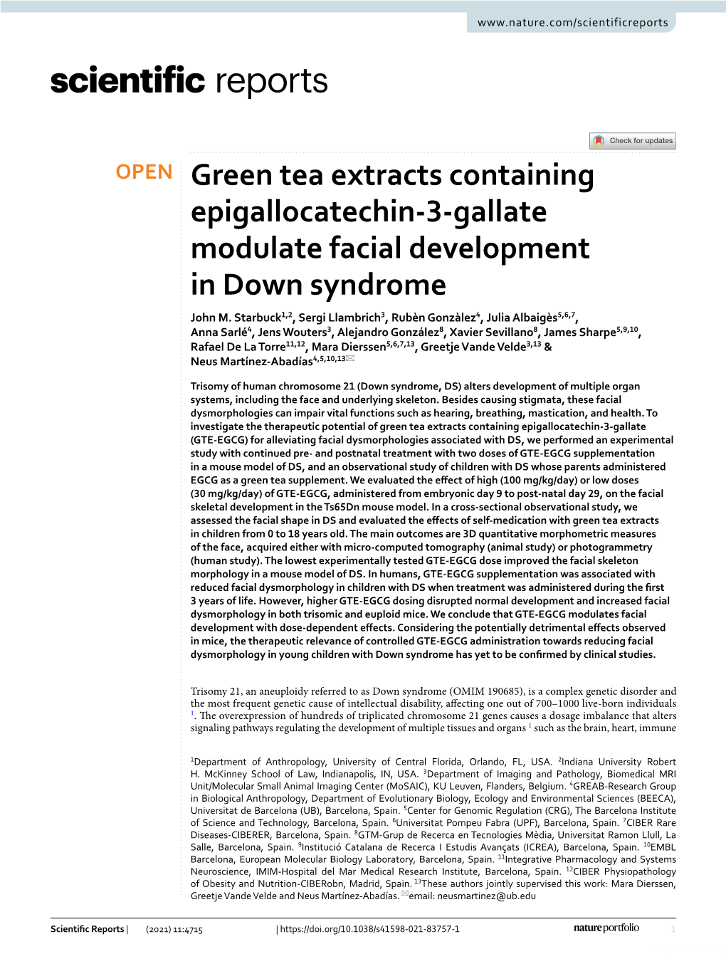 Green Tea Extracts Containing Epigallocatechin-3-Gallate