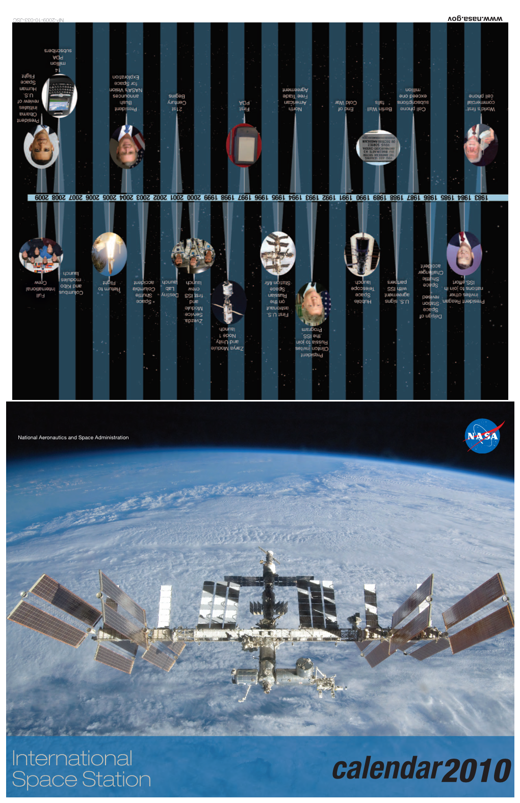 Calendar2010 with the Beginning of a New Year, Construction of the International Space Station Is Nearing Completion