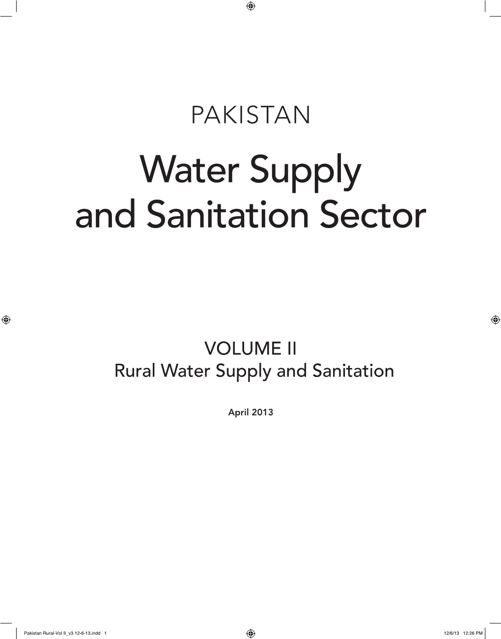 Water Supply and Sanitation Sector