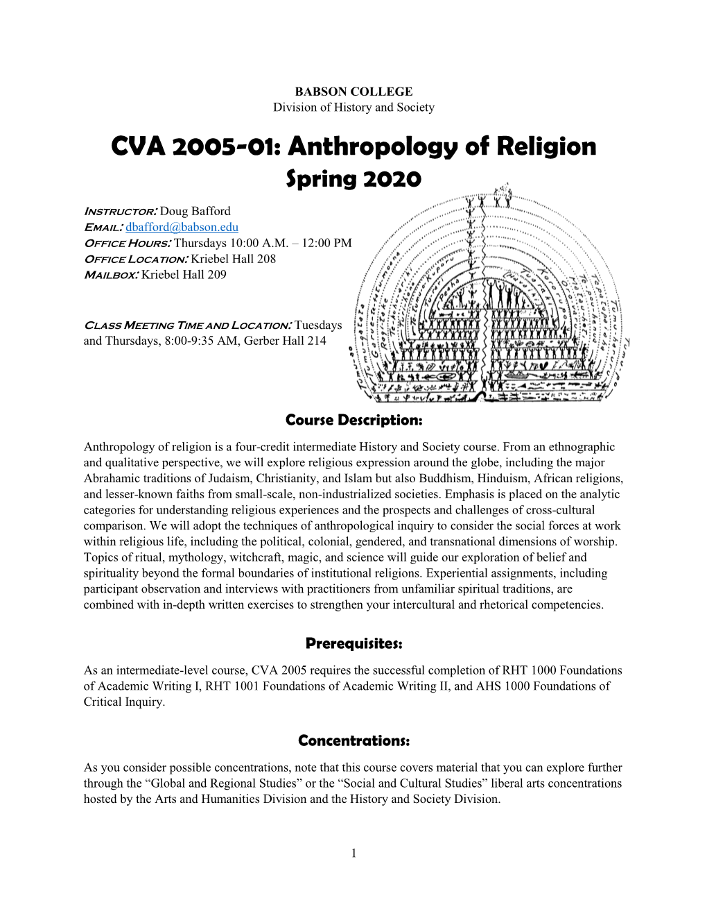 CVA 2005-01: Anthropology of Religion Spring 2020