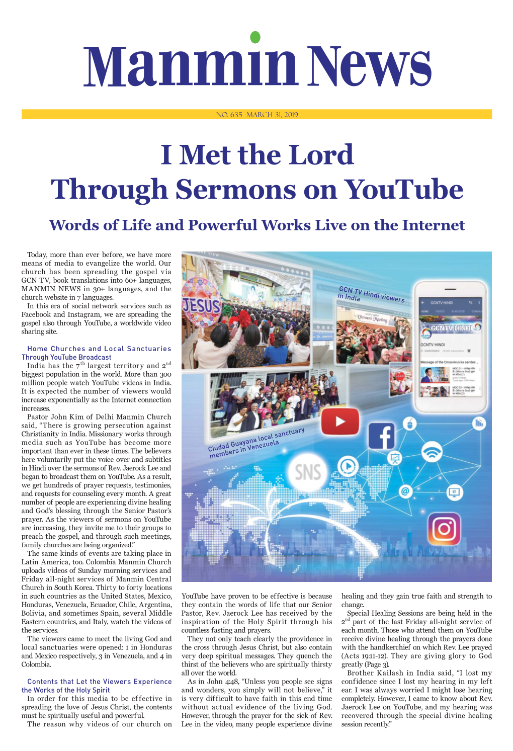 I Met the Lord Through Sermons on Youtube Words of Life and Powerful Works Live on the Internet