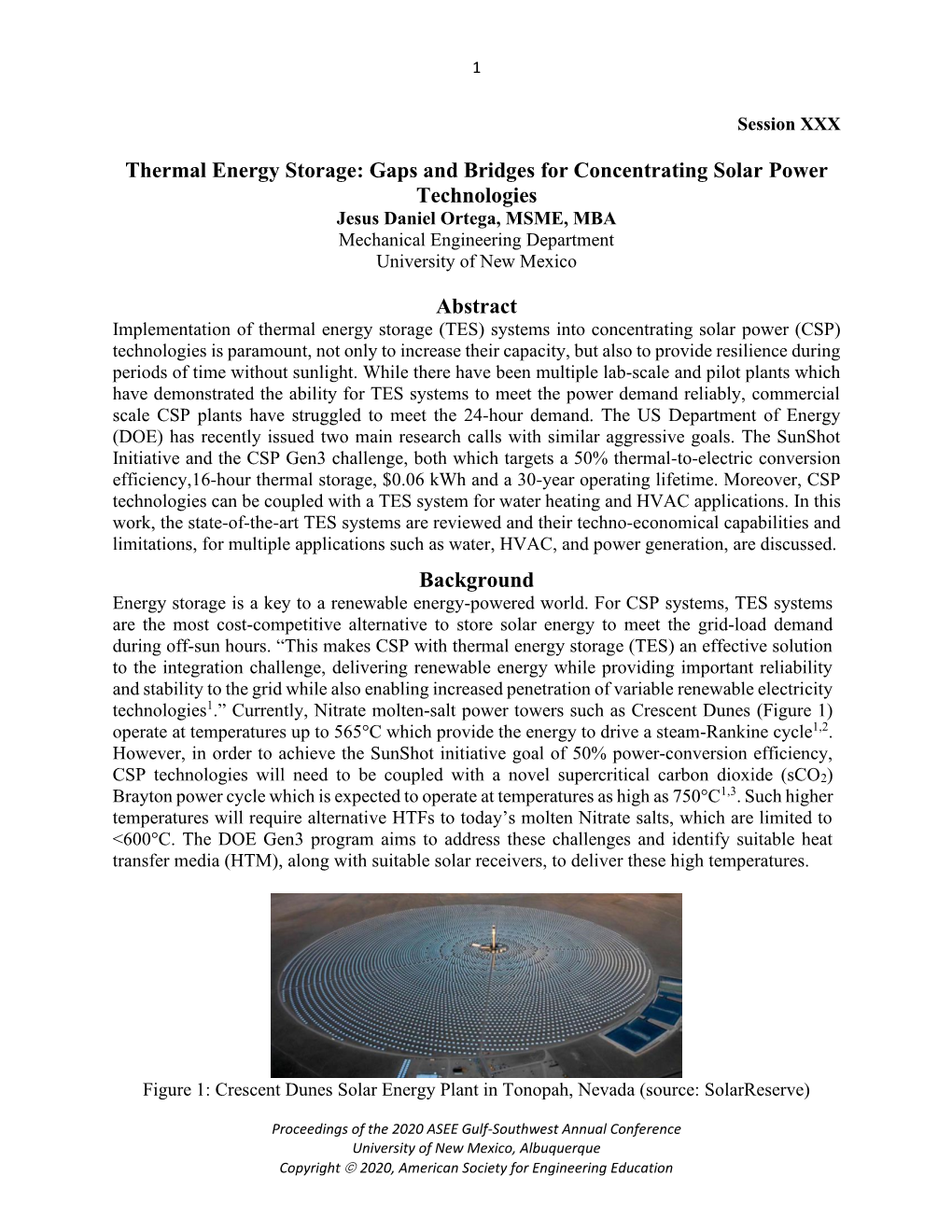 Thermal Energy Storage: Gaps and Bridges for Concentrating Solar Power Technologies