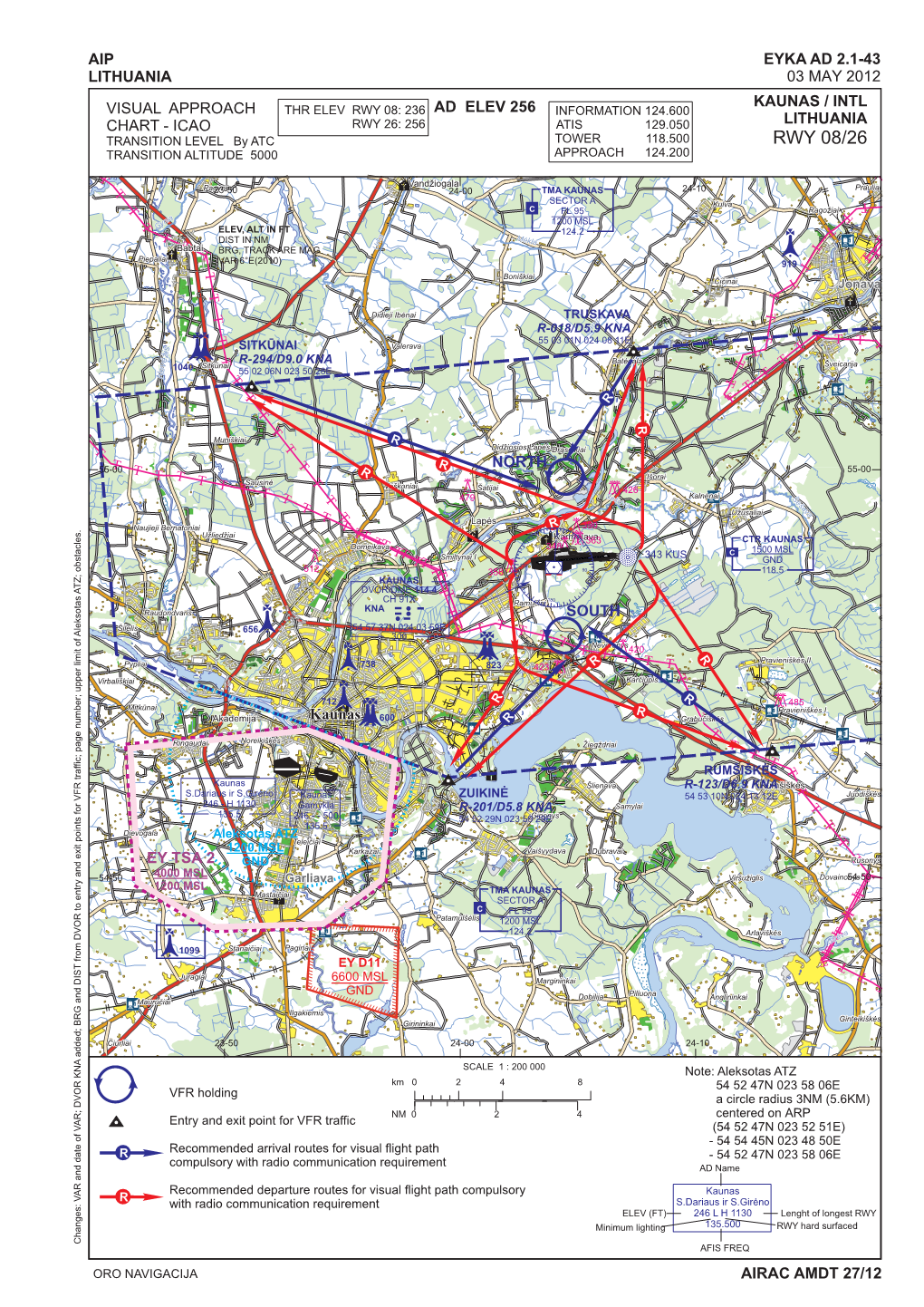 Rwy 08/26 Transition Altitude 5000 Approach 124.200