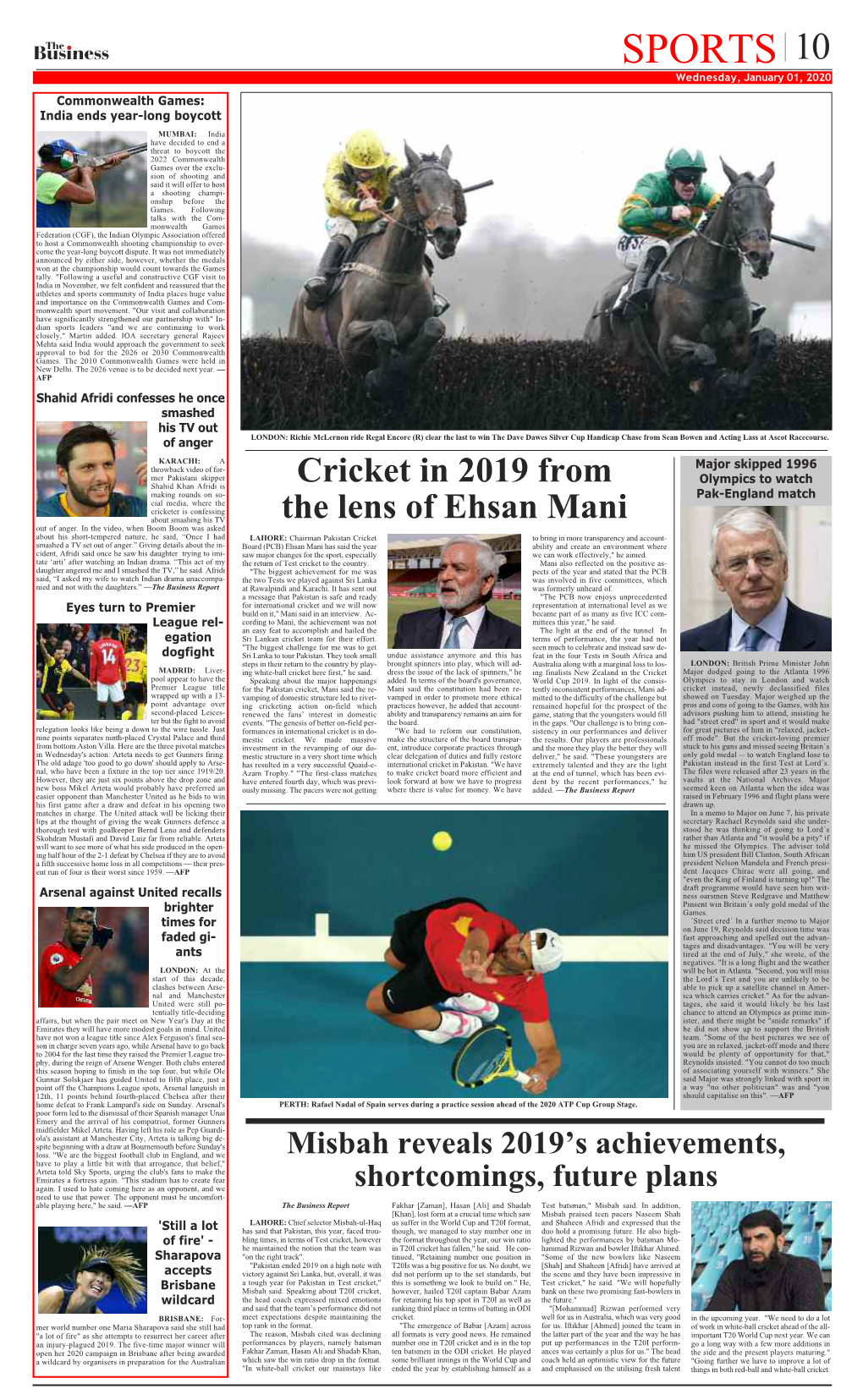 Cricket in 2019 from the Lens of Ehsan Mani