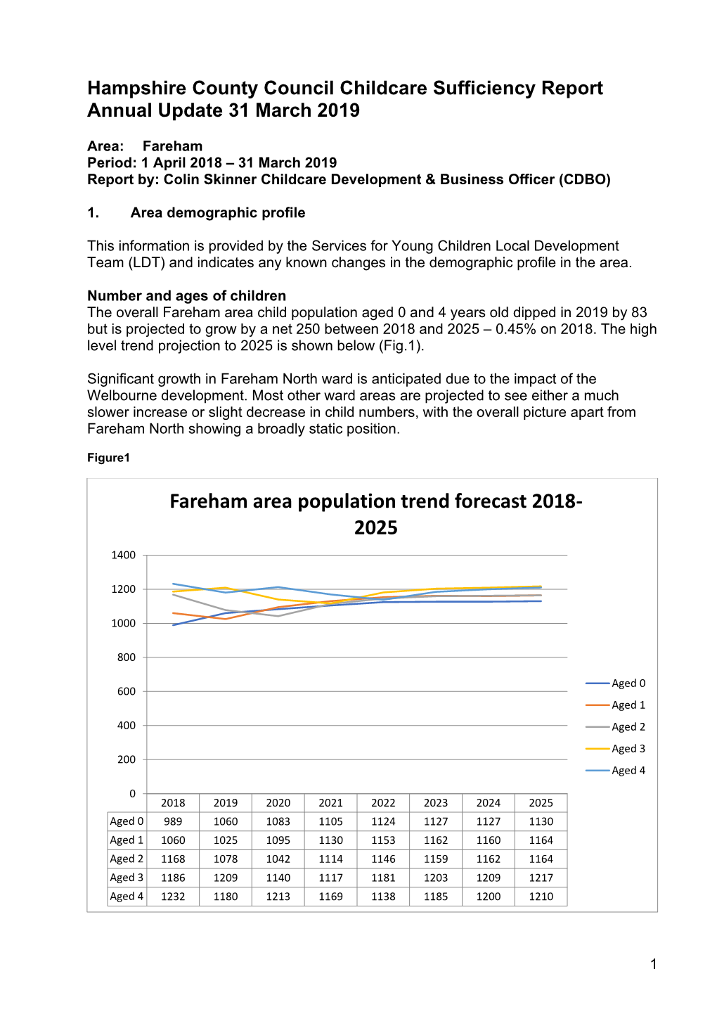 CSA Annual Report Template March 2018 Fareham