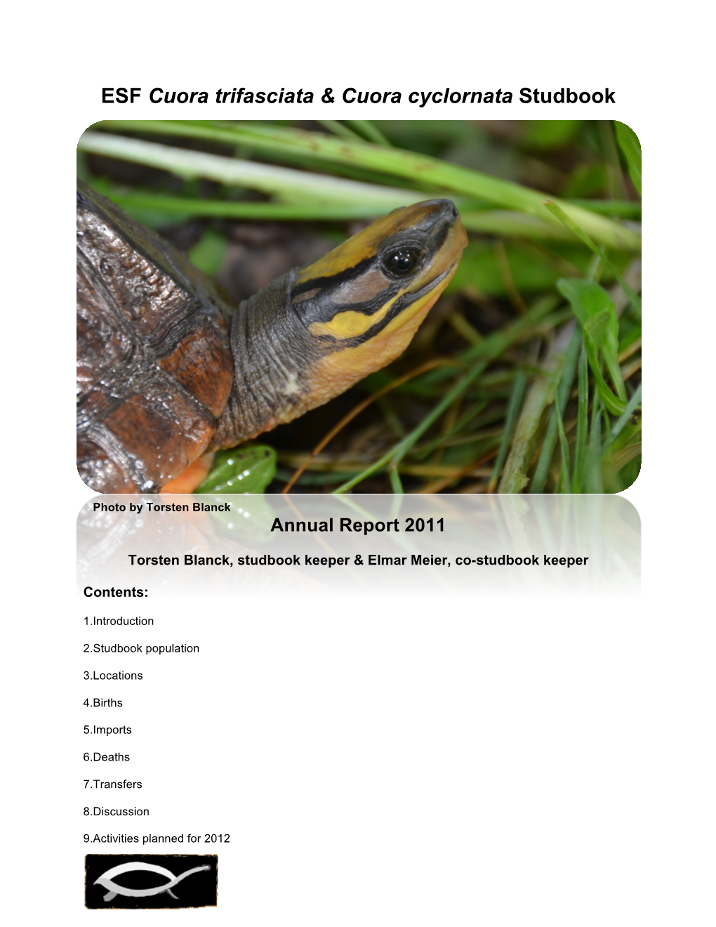 Cuora Trifasciata-Studbookreport