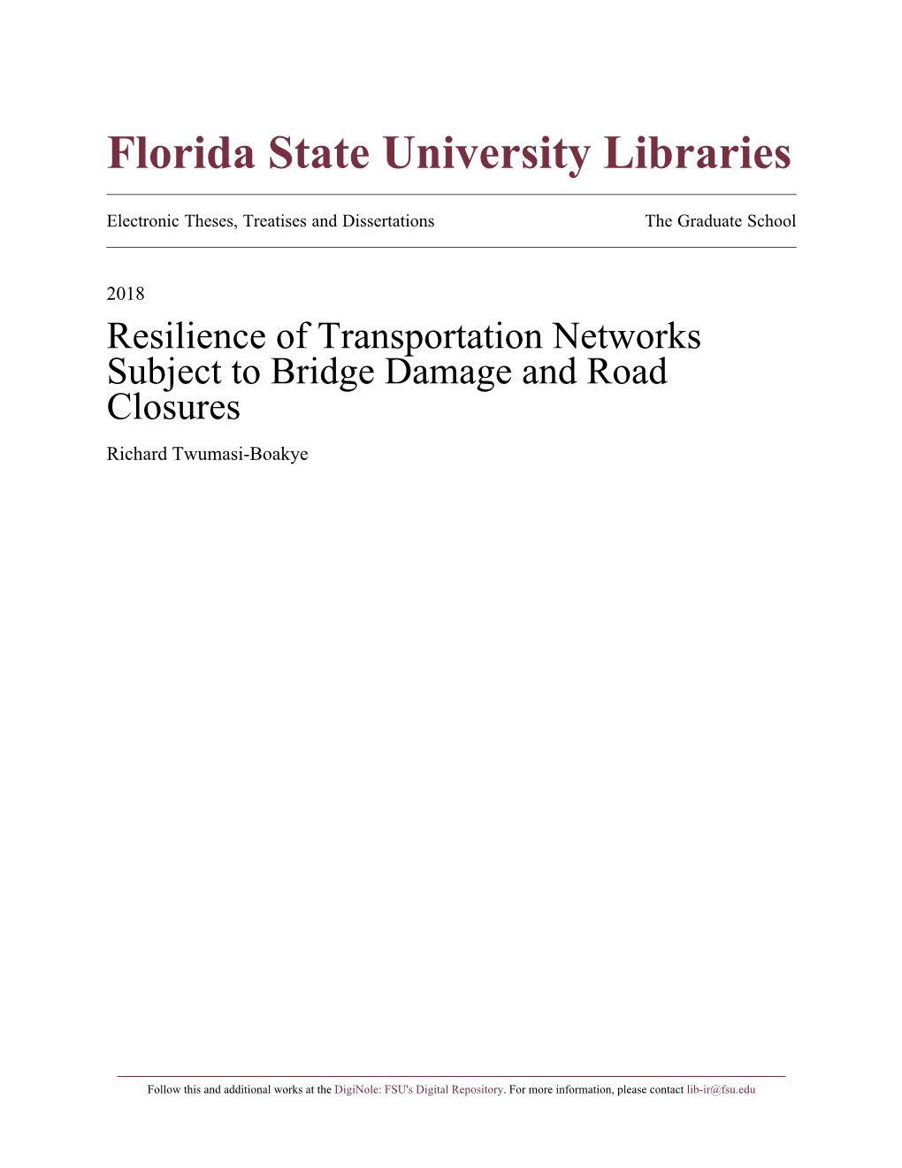 Florida State University Libraries