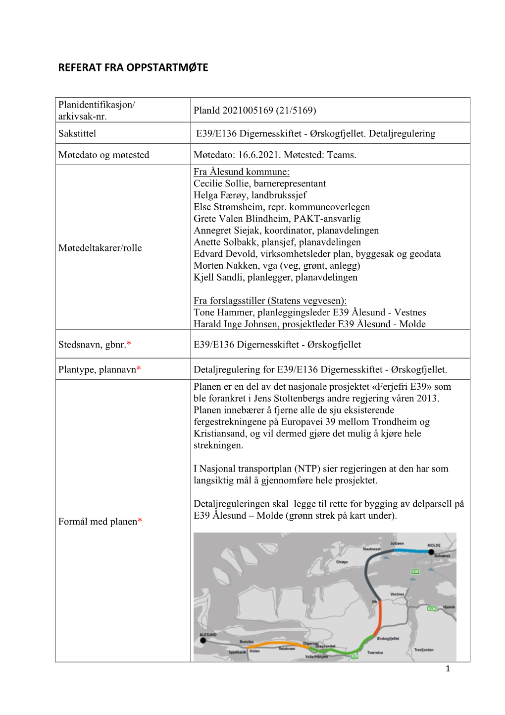 Oppstartsmøtereferat E39 E136.Pdf