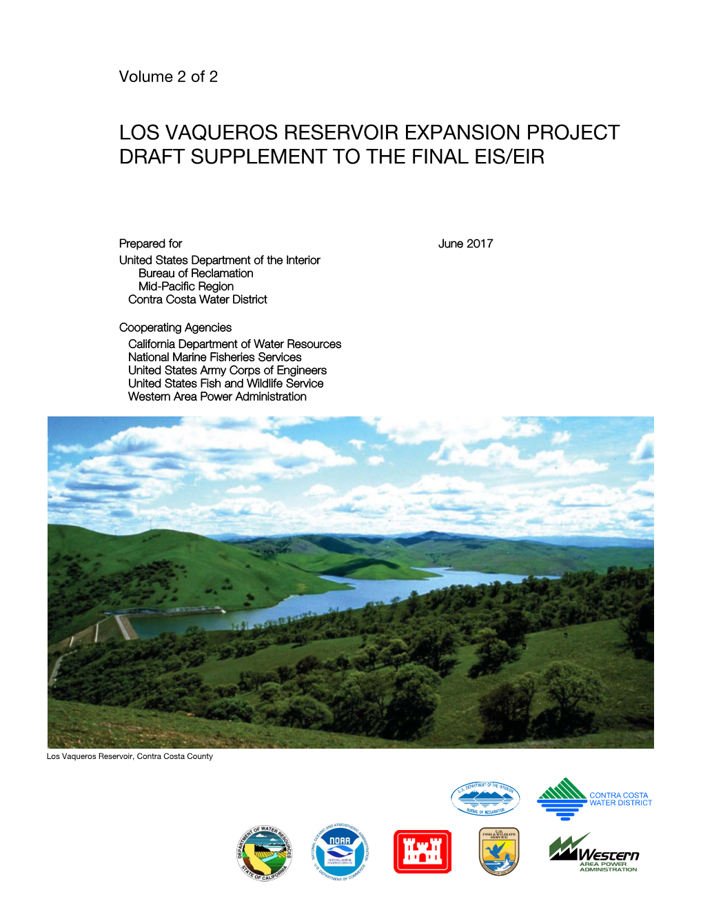 Vol 2 Appa EBMUD Component of Los Vaqueros Reservoir Expansion