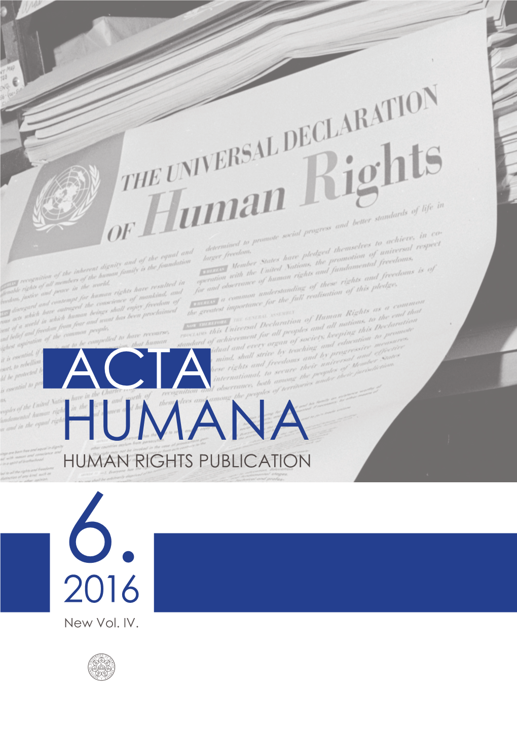 Acta Humana Human Rights Publication