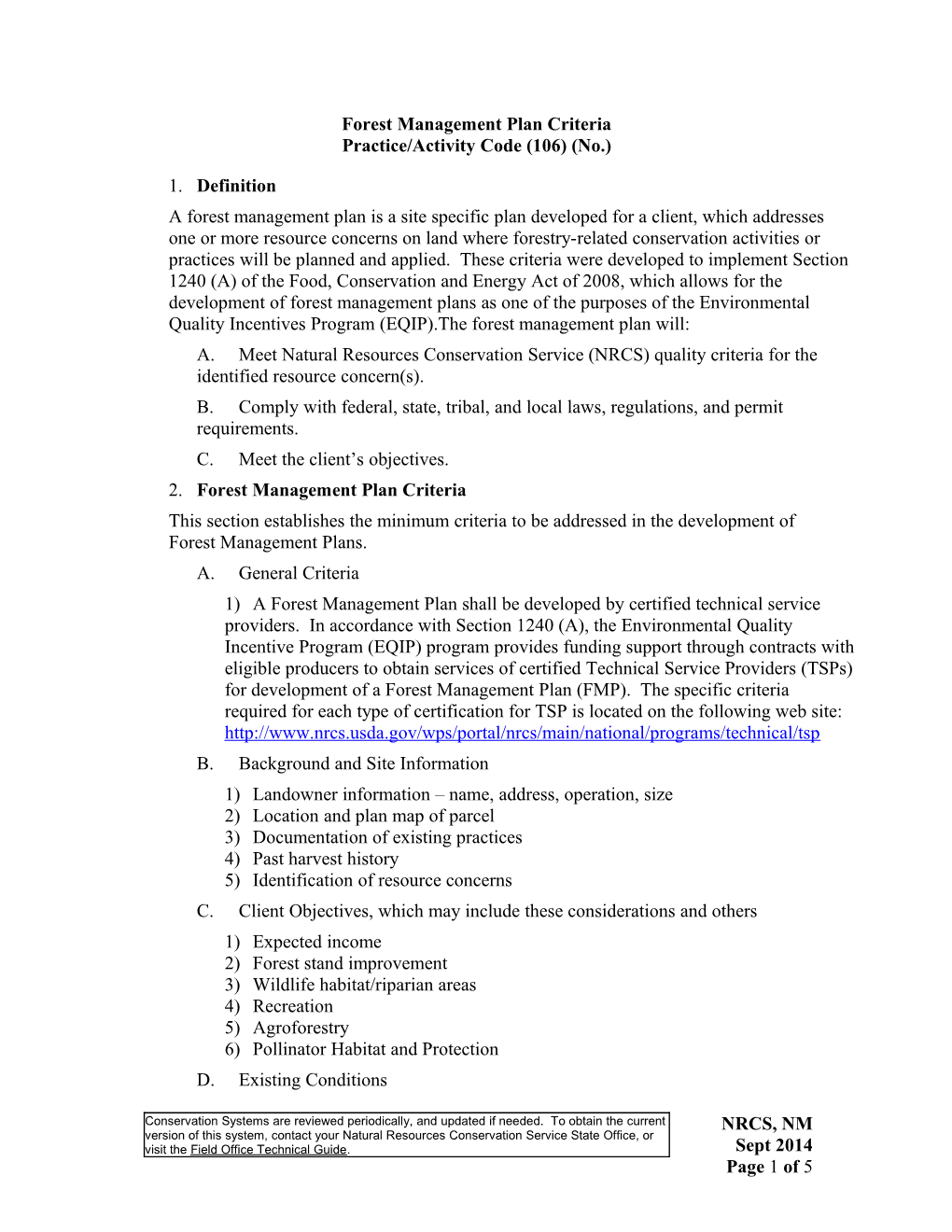 Forest Stewardship Plan s1