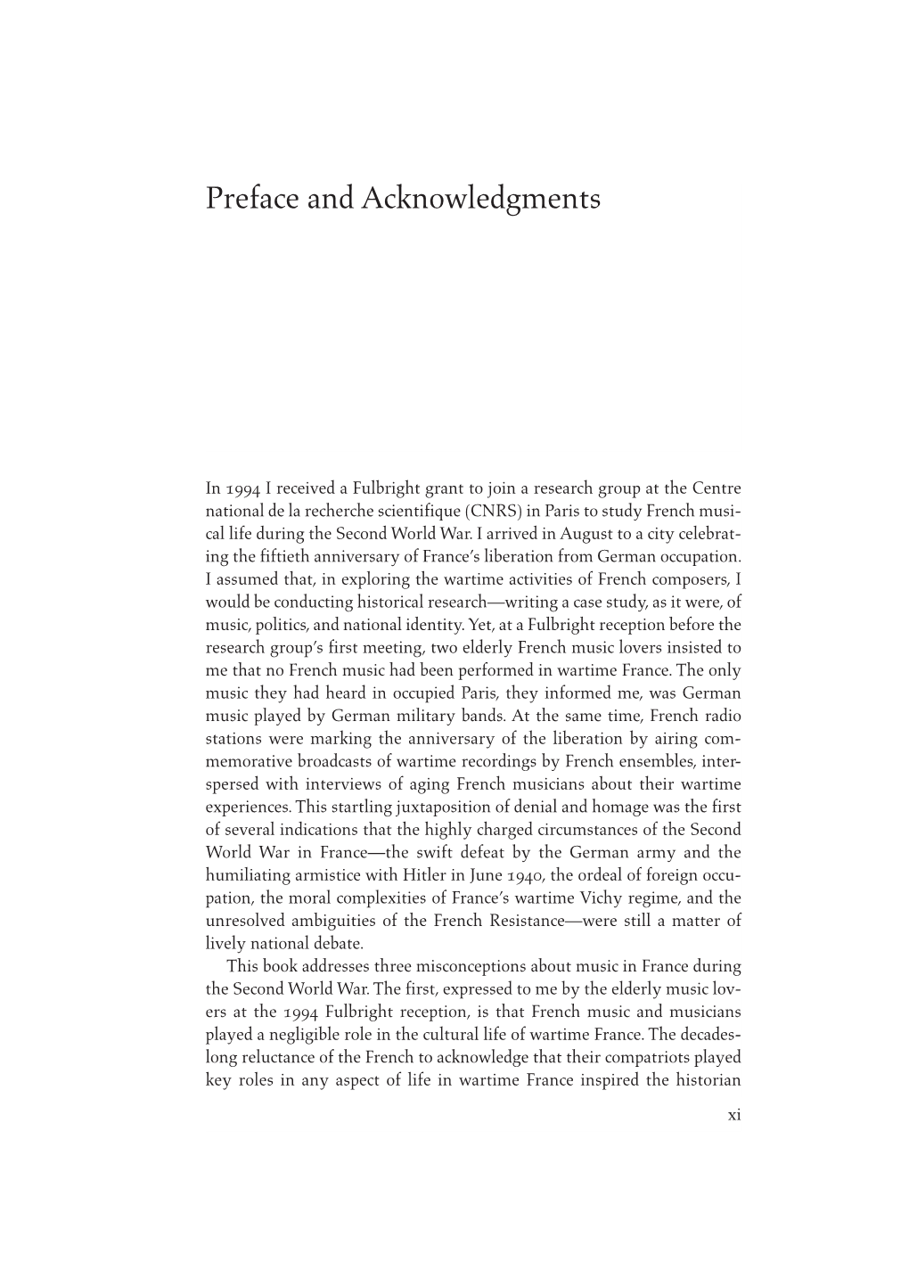 Preface and Acknowledgments