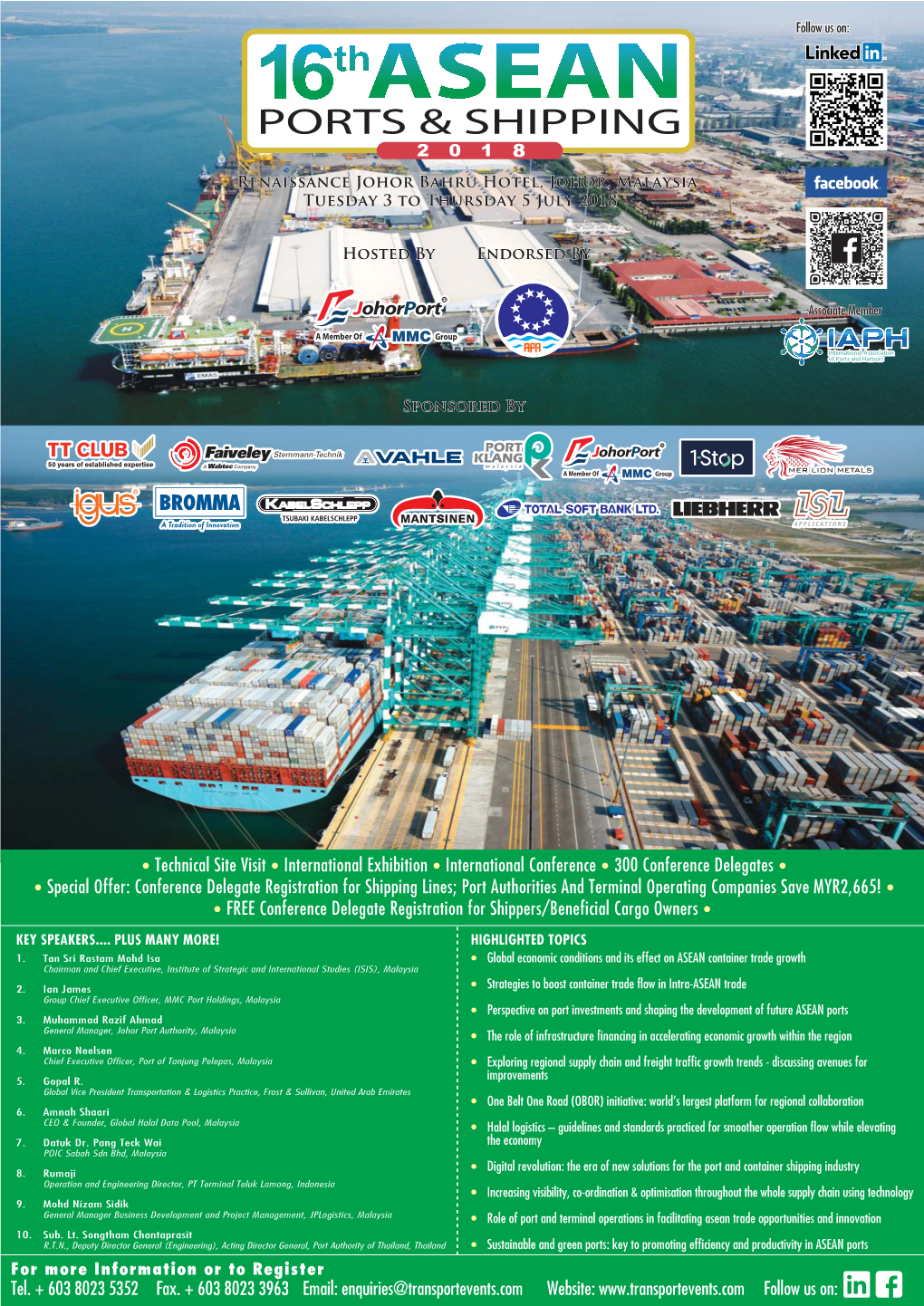 16Th ASEAN Ports & Shipping 2018