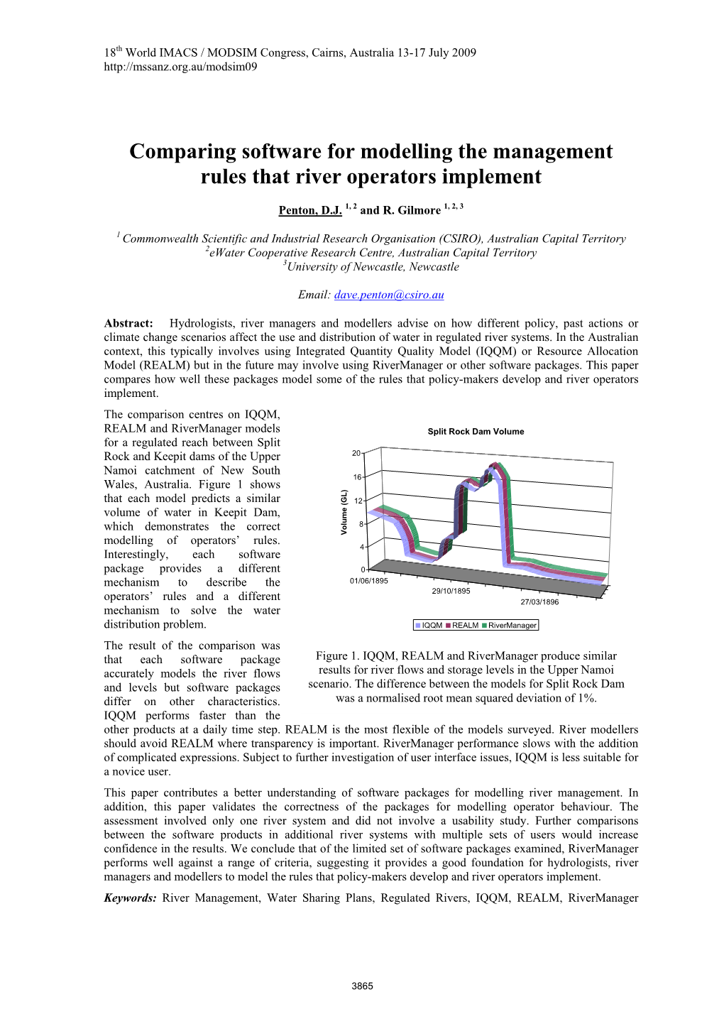 Comparing Software for Modelling the Management Rules That River Operators Implement