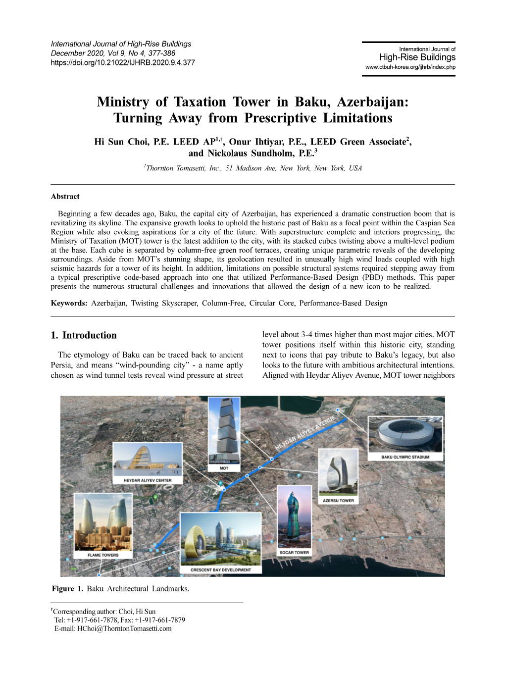 Ministry of Taxation Tower in Baku, Azerbaijan: Turning Away from Prescriptive Limitations