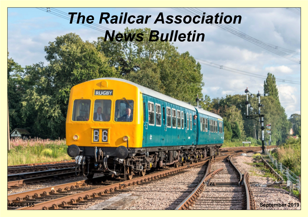 The Railcar Association News Bulletin