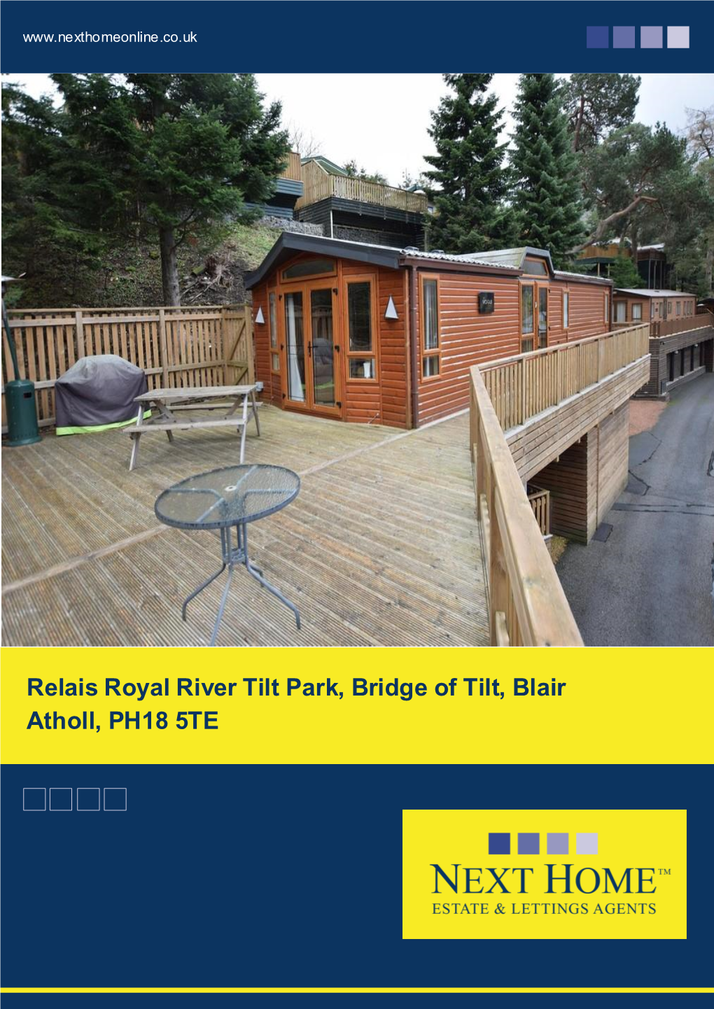 Relais Royal River Tilt Park, Bridge of Tilt, Blair Atholl, PH18 5TE Fixed Price £89,995