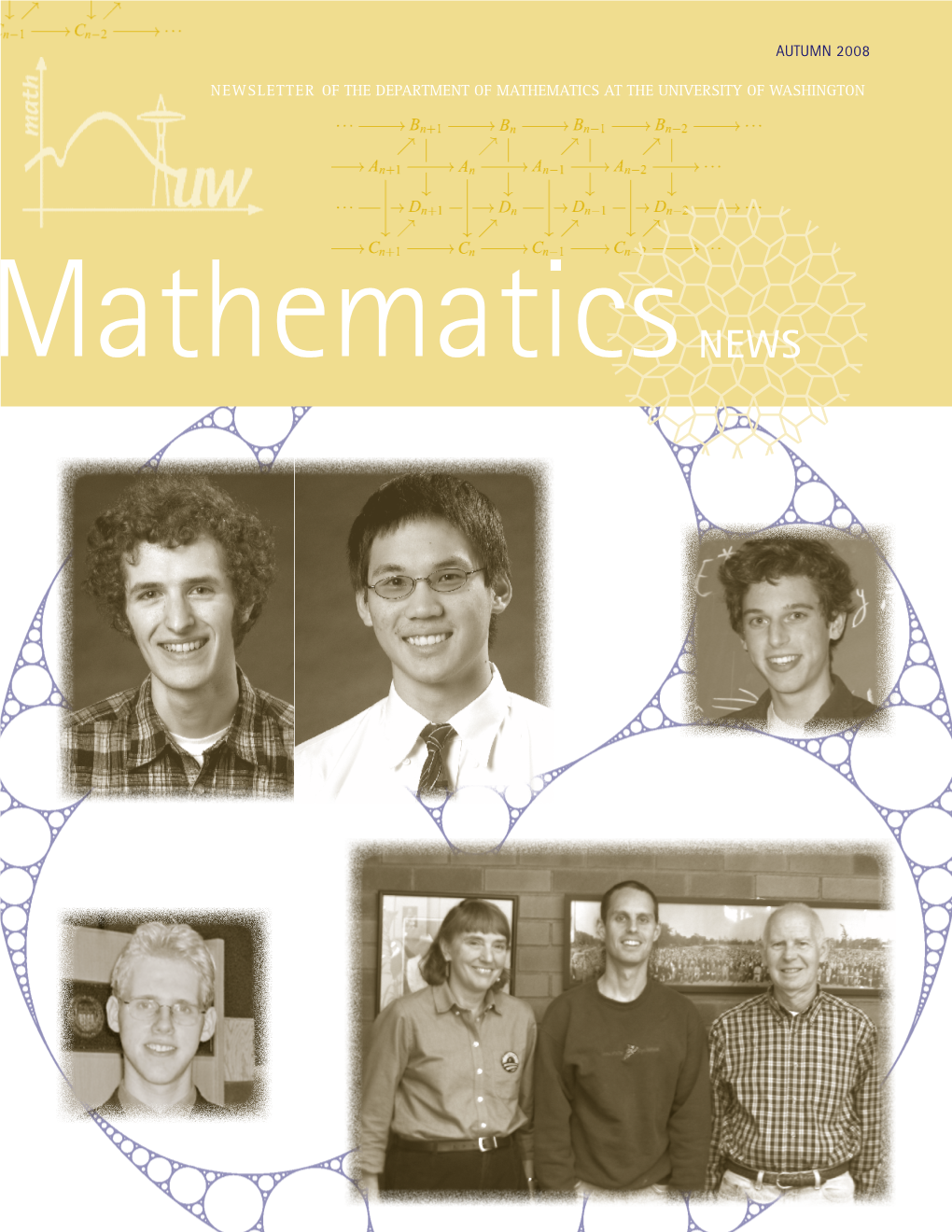 Autumn 2008 Newsletter of the Department of Mathematics at the University of Washington