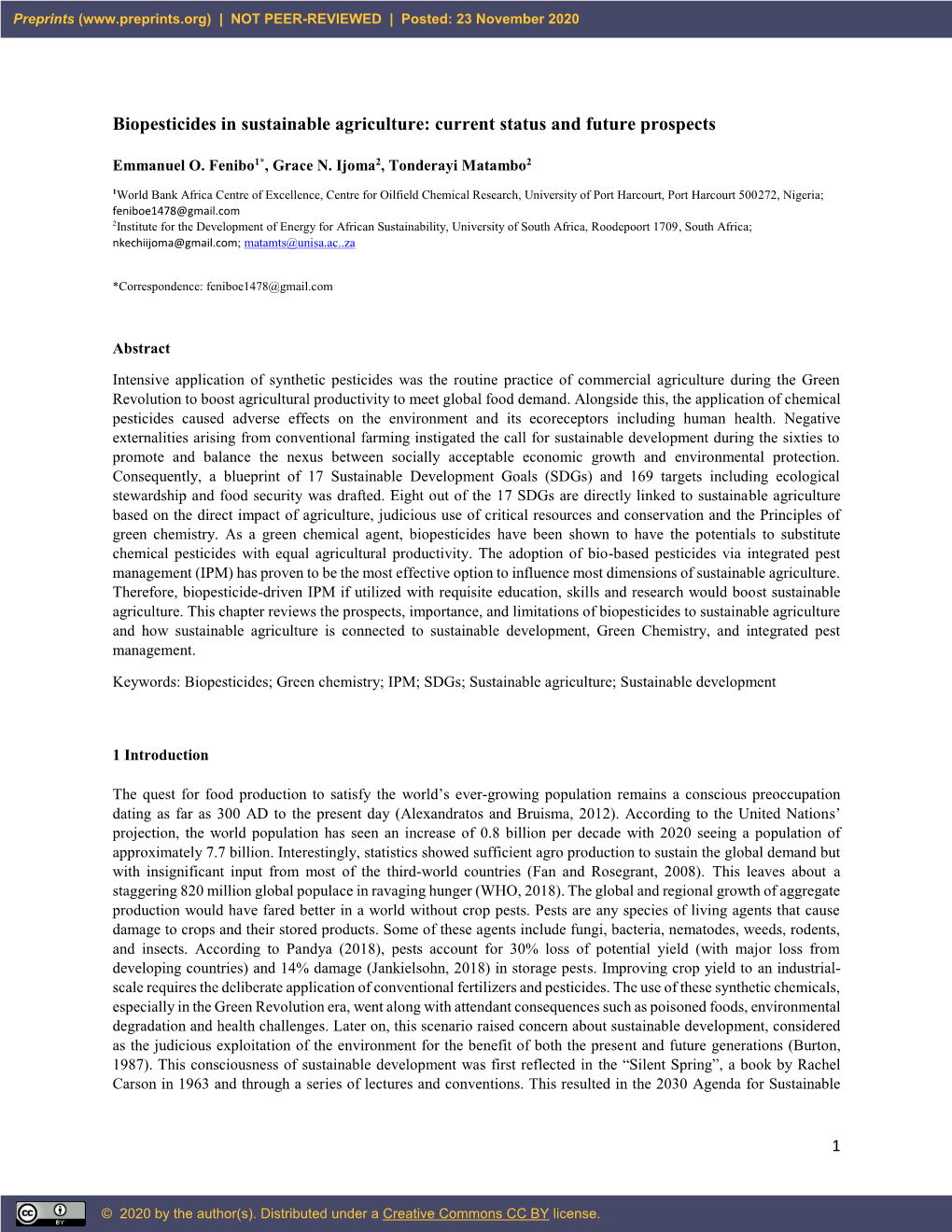 Biopesticides in Sustainable Agriculture: Current Status and Future Prospects